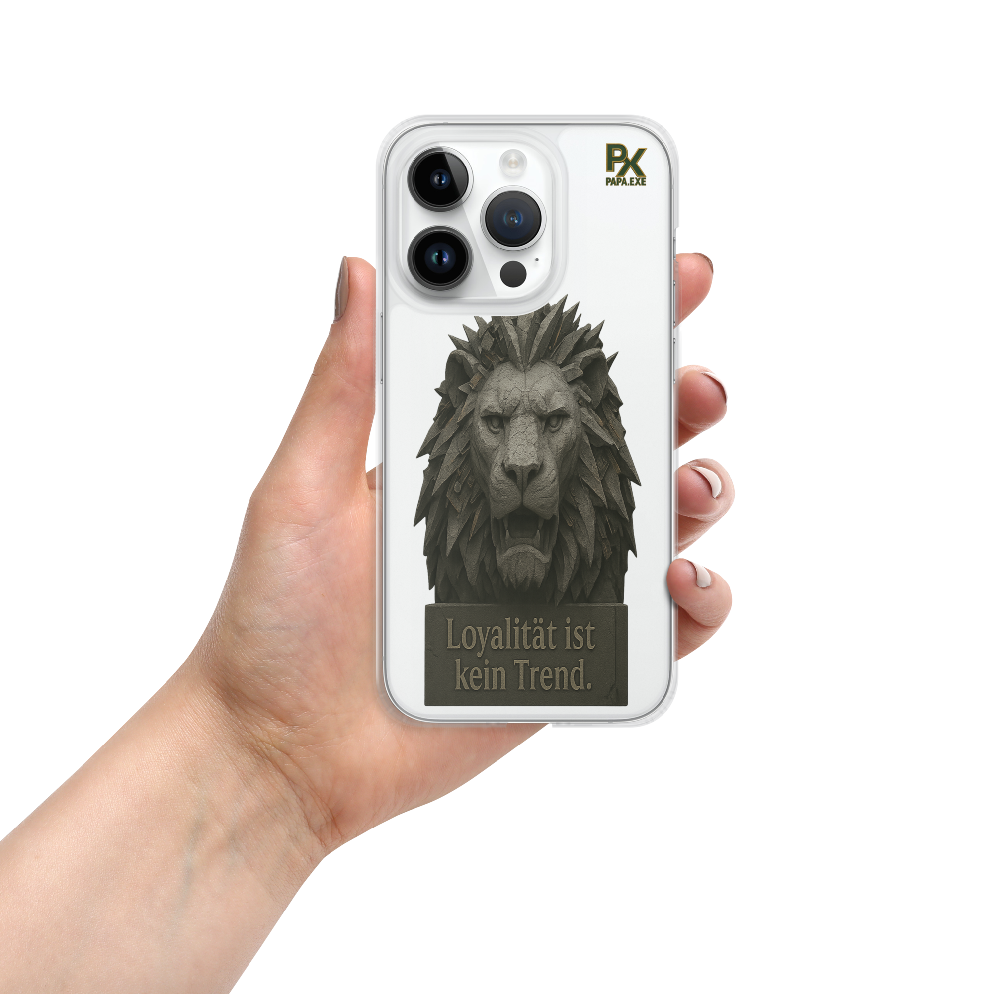 Transparente iPhone®- Hülle | Bloodline Kein Trend