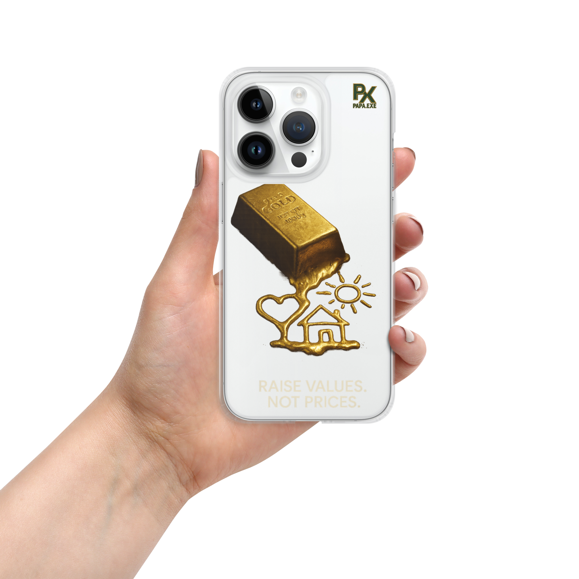 Transparente iPhone®- Hülle | Bloodline Gold