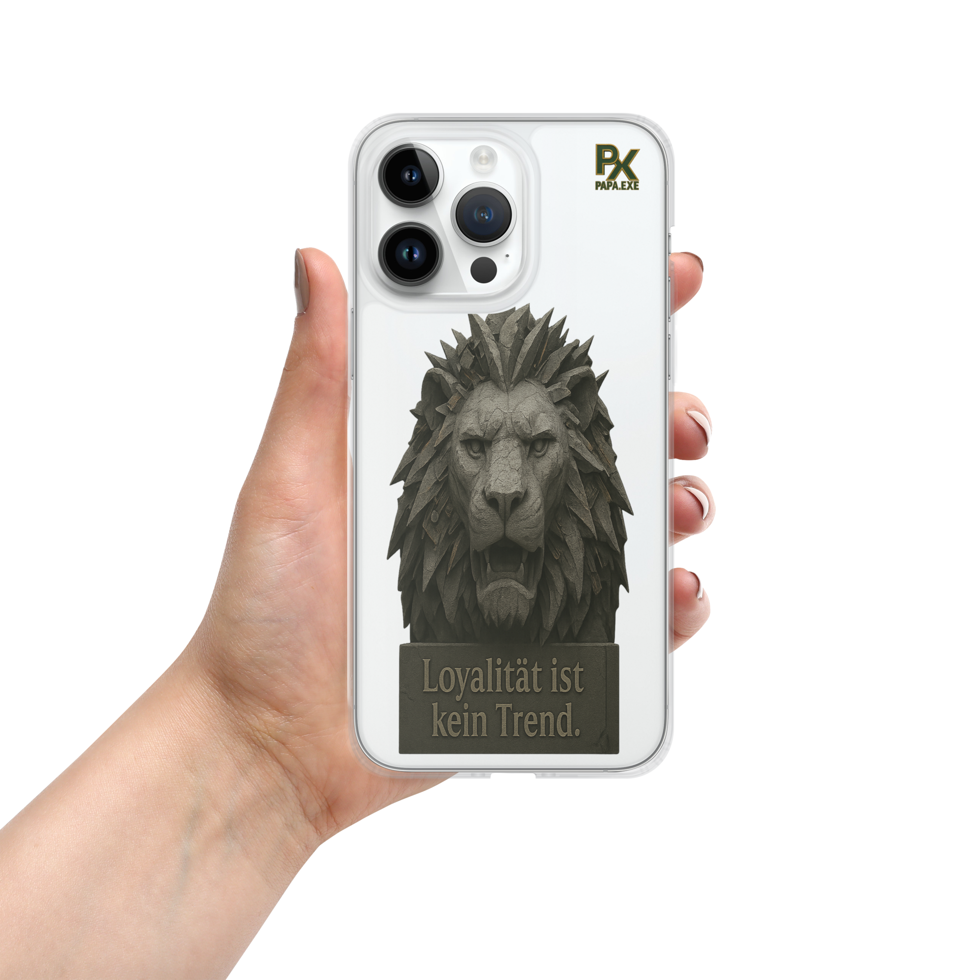 Transparente iPhone®- Hülle | Bloodline Kein Trend