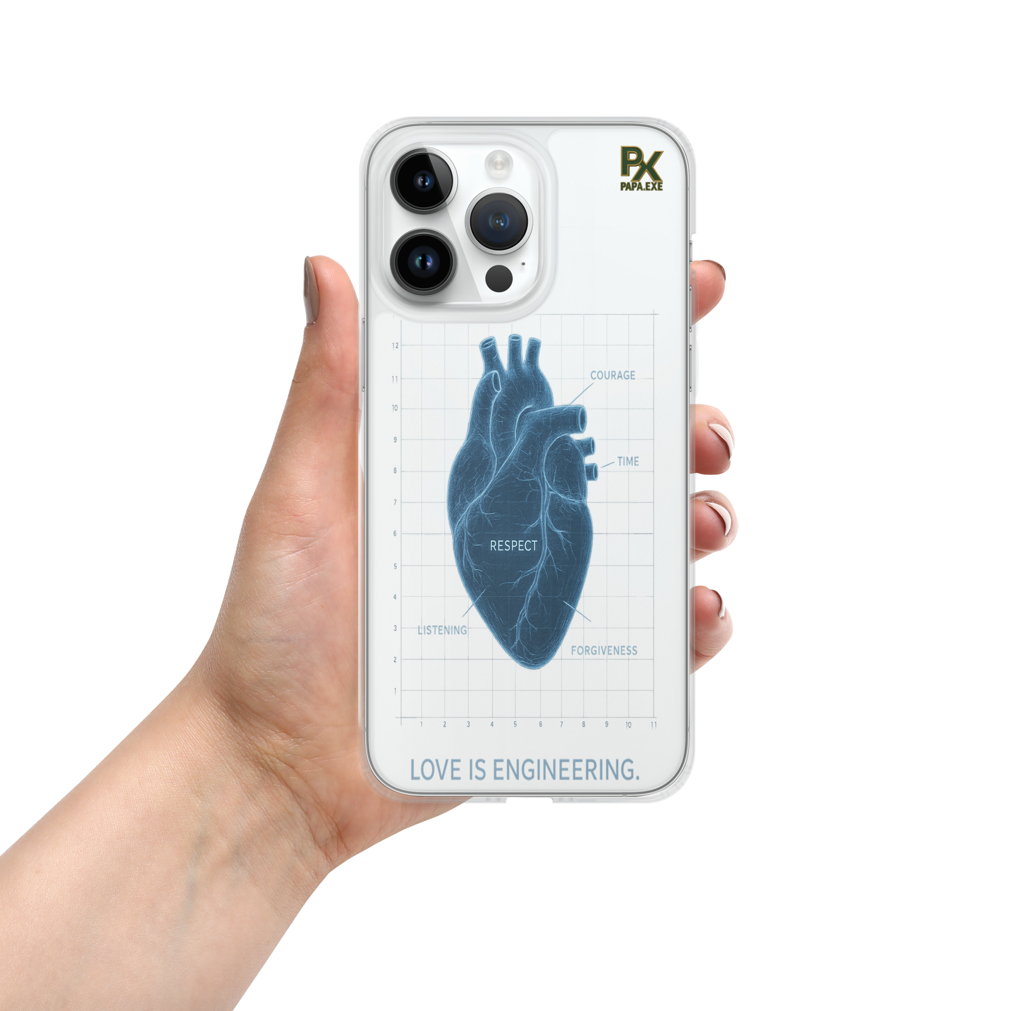 Transparente iPhone®- Hülle | Bloodline Love Engineering