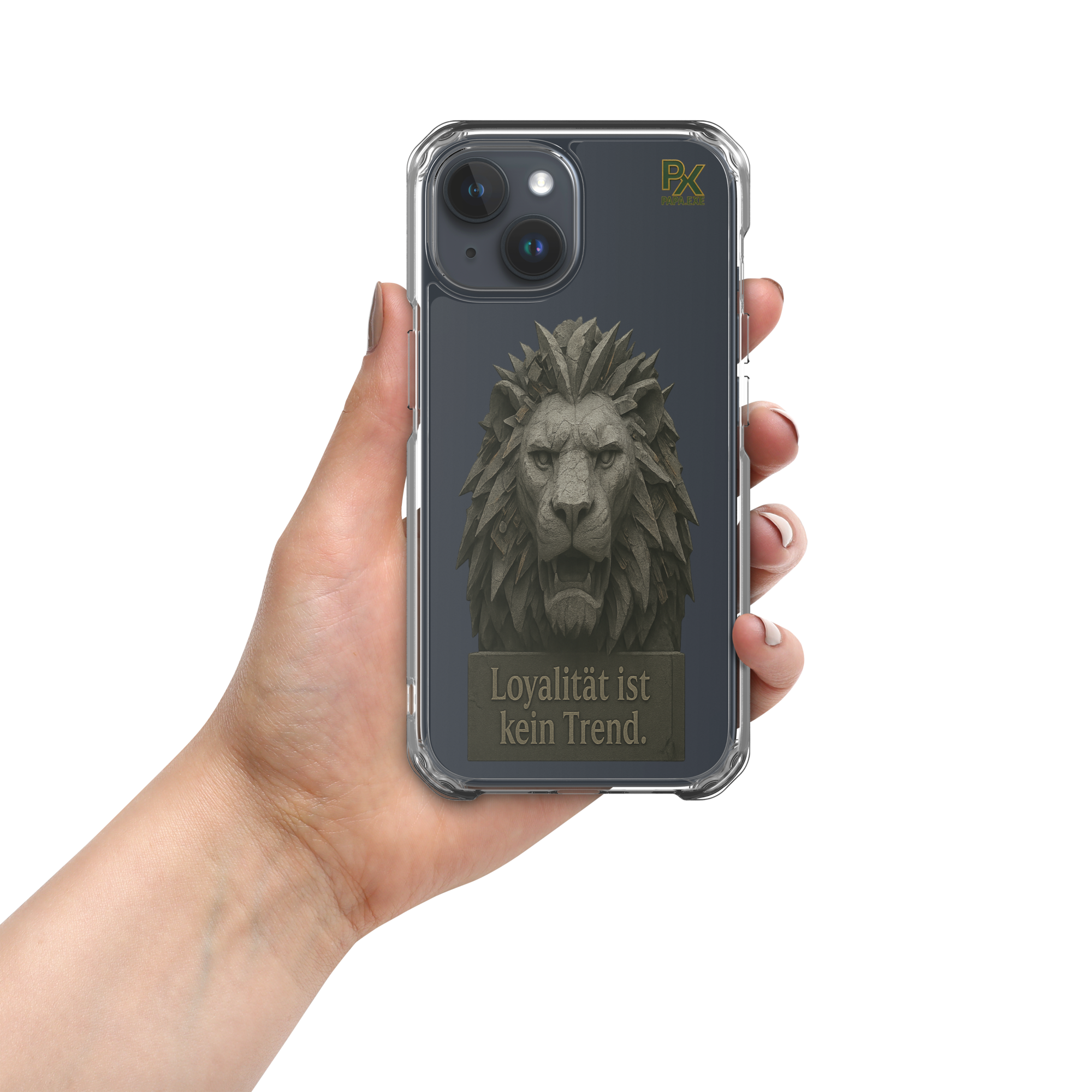 Transparente iPhone®- Hülle | Bloodline Kein Trend