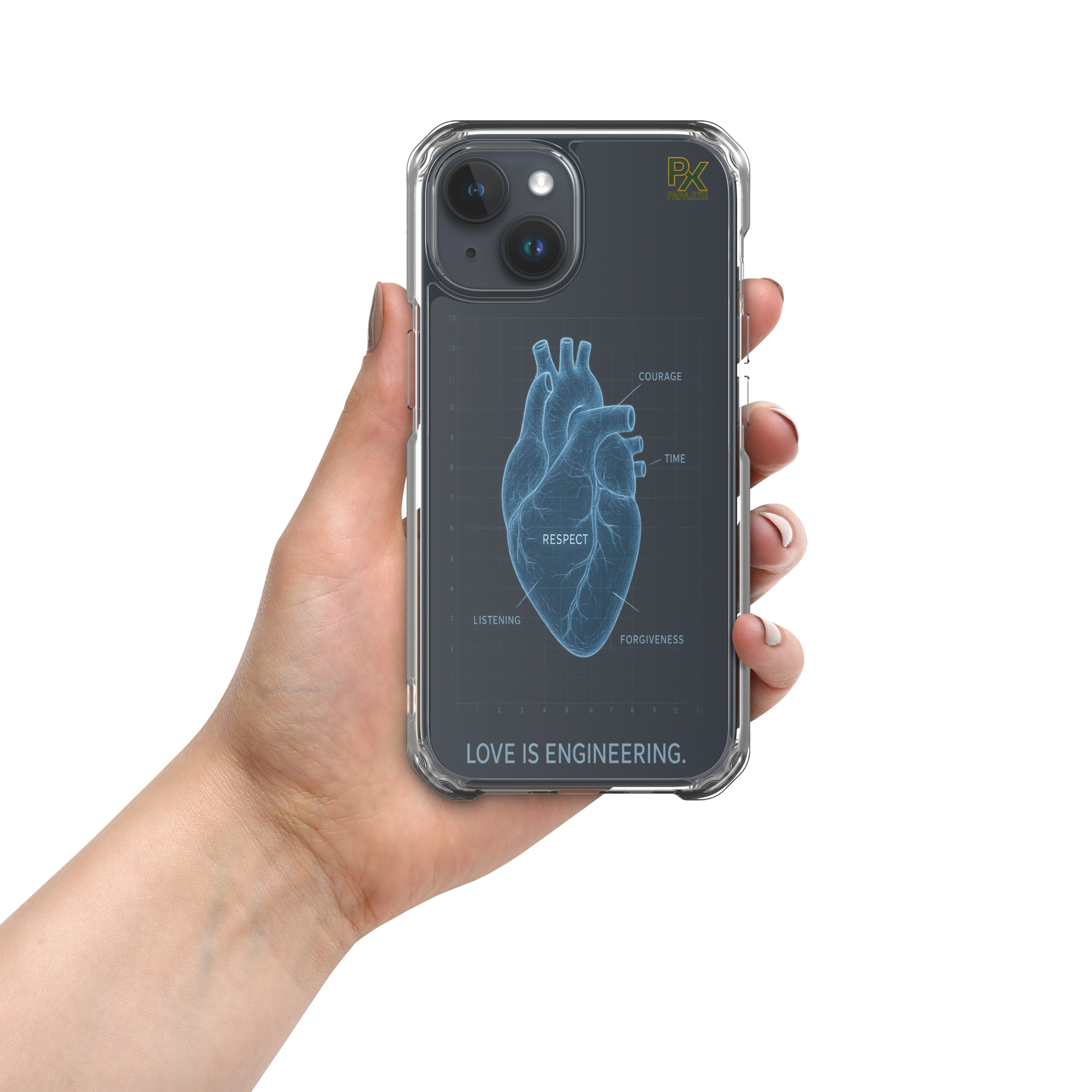 Transparente iPhone®- Hülle | Bloodline Love Engineering