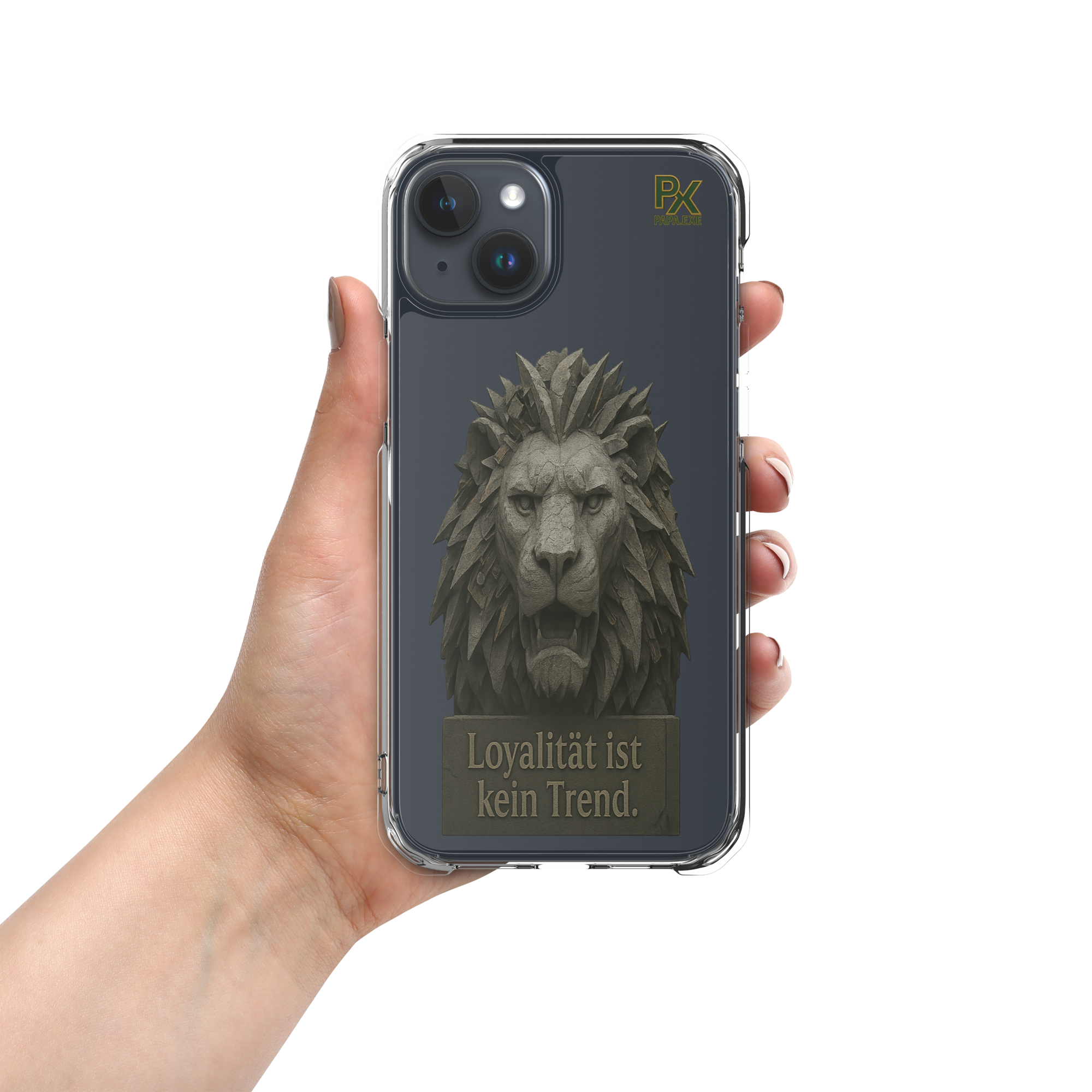 Transparente iPhone®- Hülle | Bloodline Kein Trend