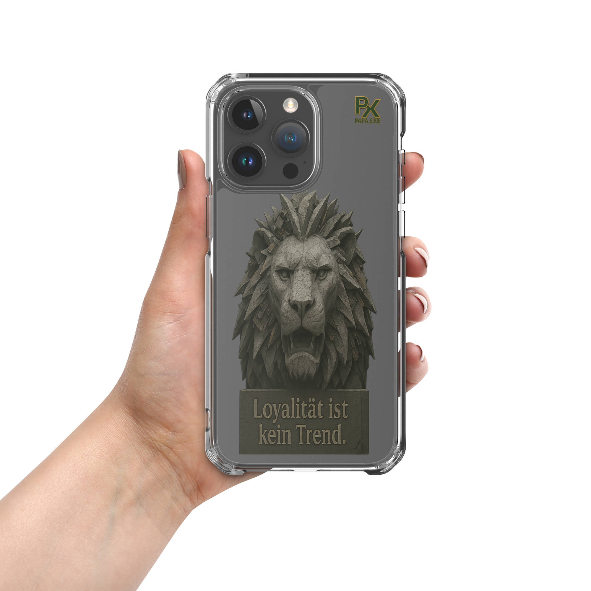 Transparente iPhone®- Hülle | Bloodline Kein Trend