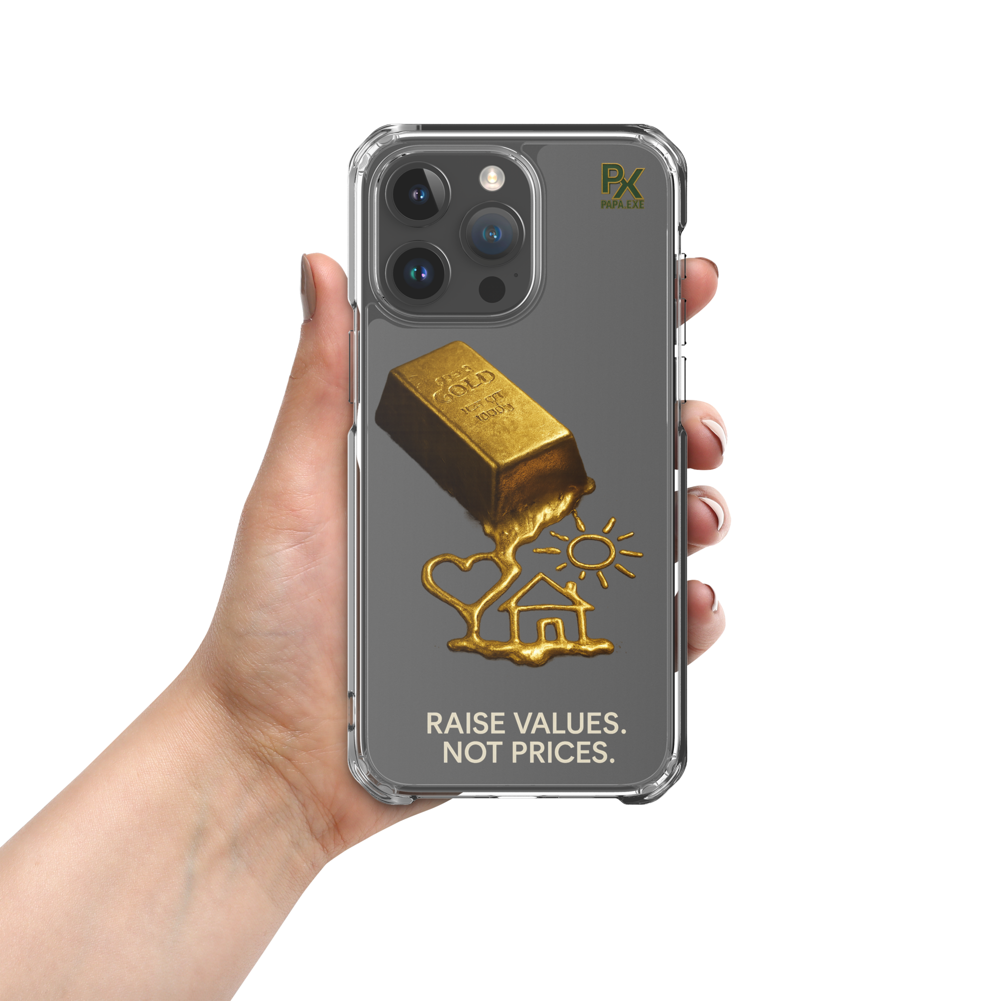 Transparente iPhone®- Hülle | Bloodline Gold