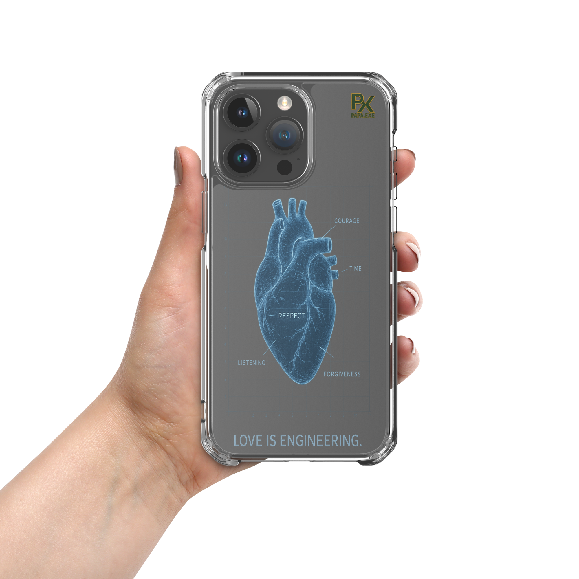 Transparente iPhone®- Hülle | Bloodline Love Engineering