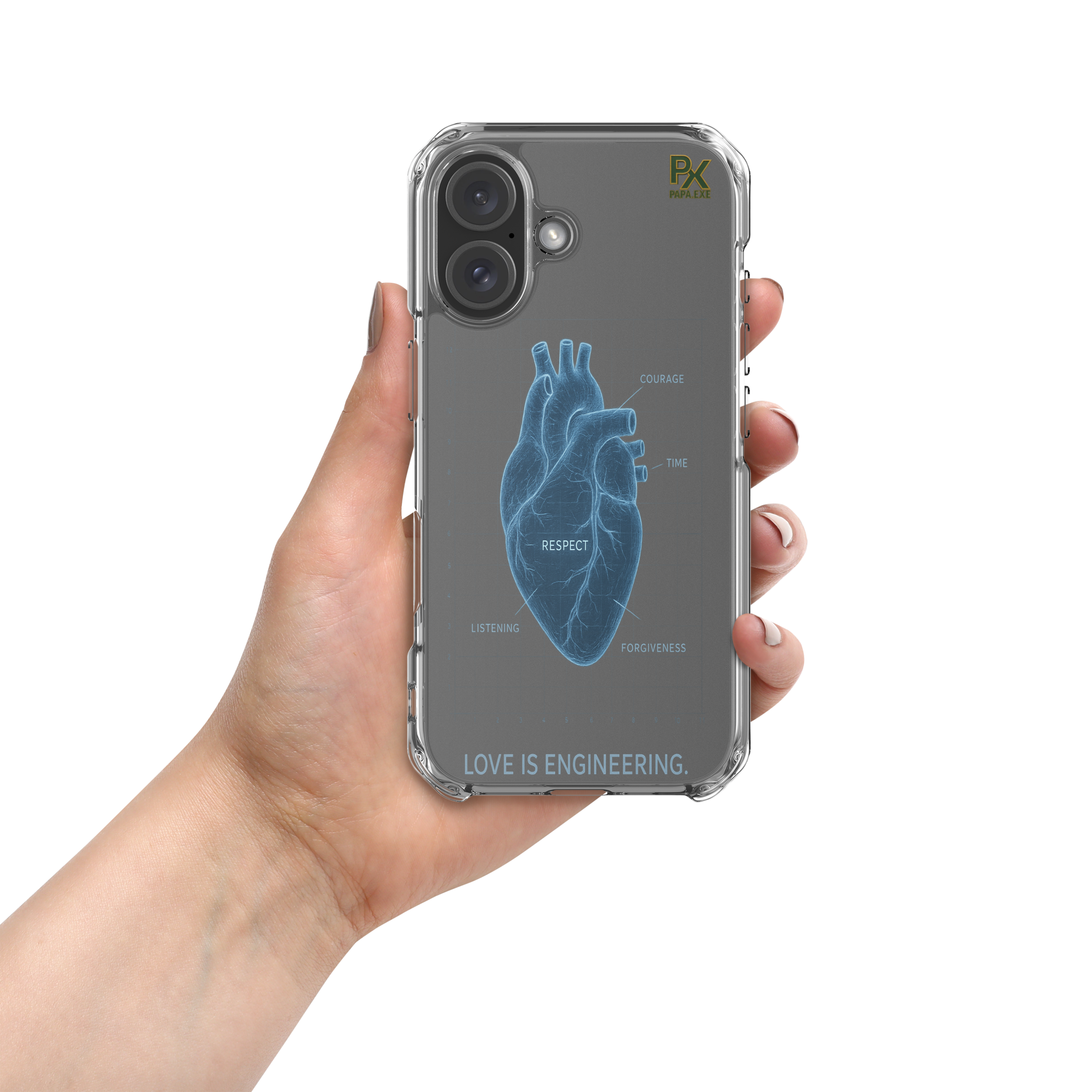 Transparente iPhone®- Hülle | Bloodline Love Engineering