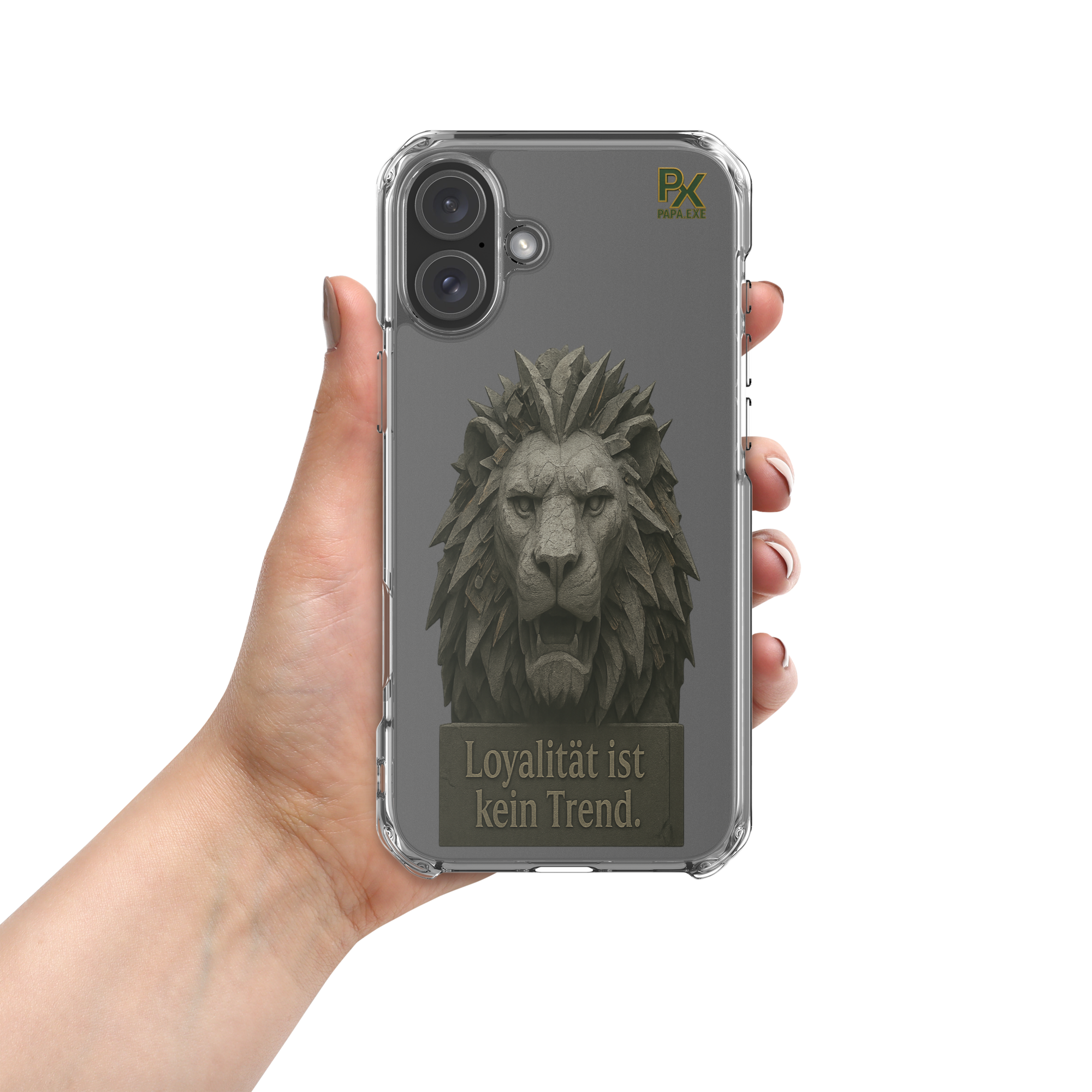 Transparente iPhone®- Hülle | Bloodline Kein Trend