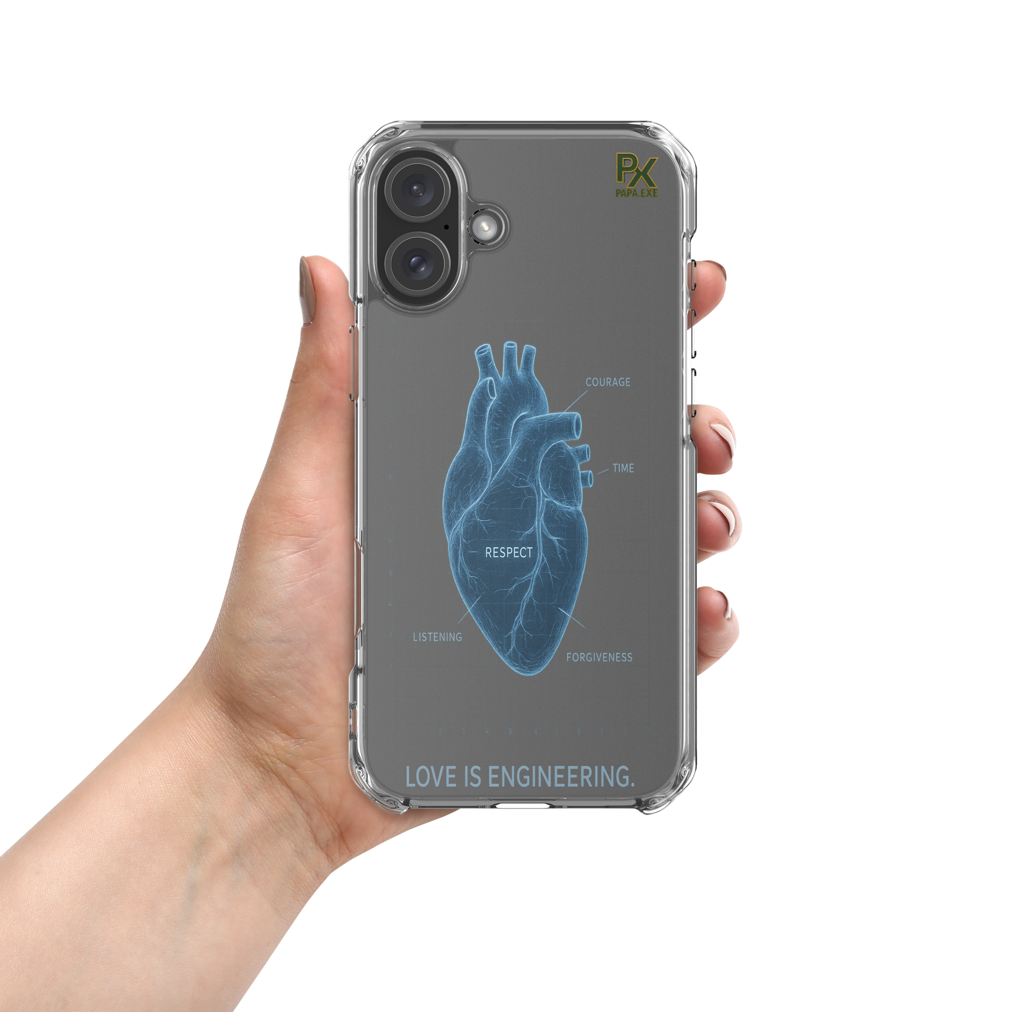 Transparente iPhone®- Hülle | Bloodline Love Engineering