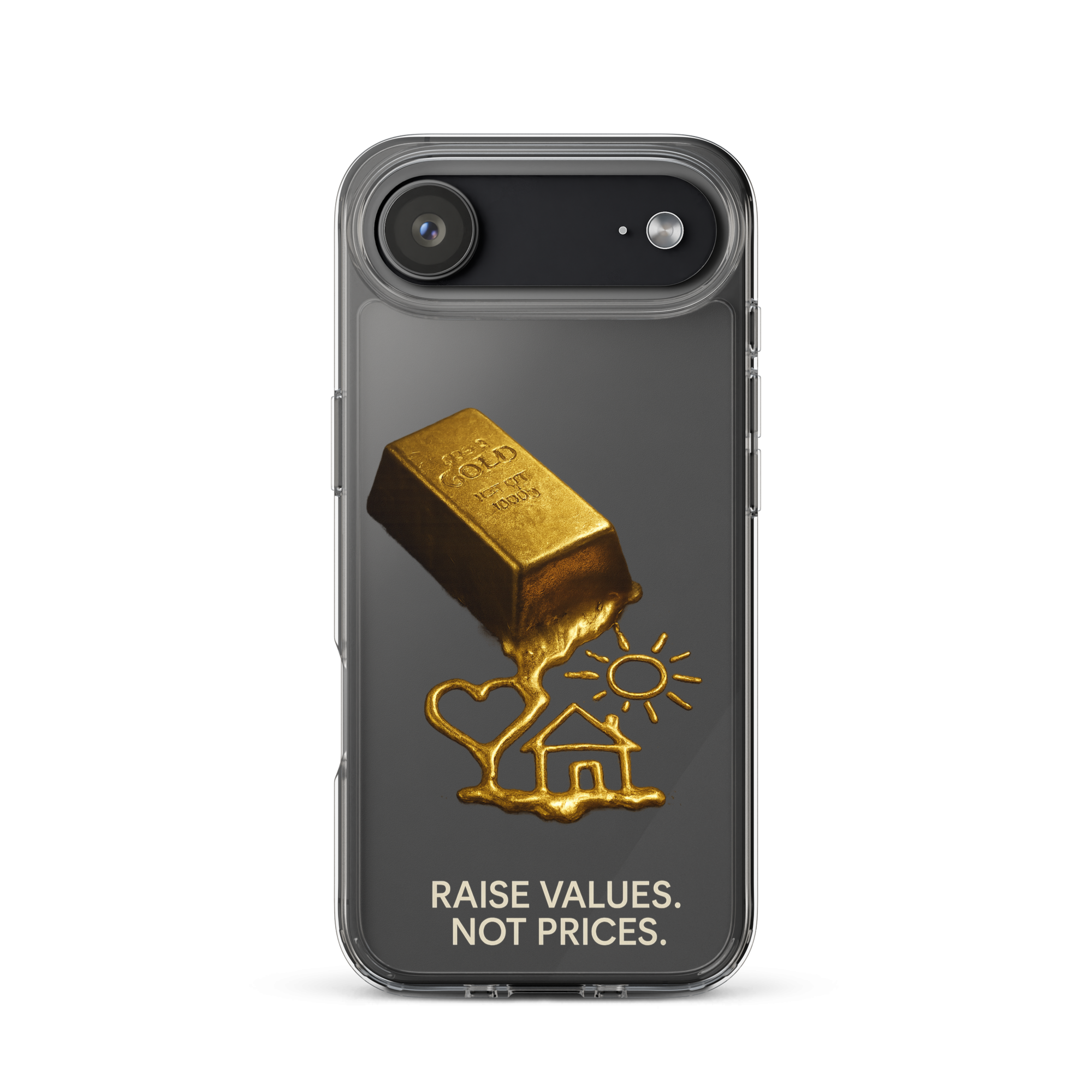 Transparente iPhone®- Hülle | Bloodline Gold