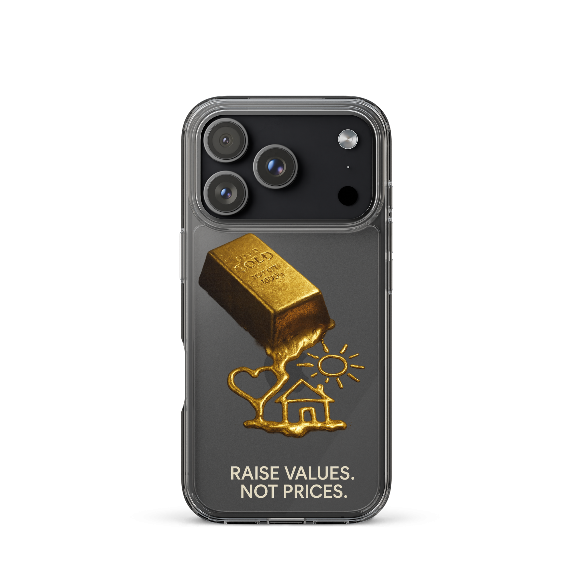 Transparente iPhone®- Hülle | Bloodline Gold