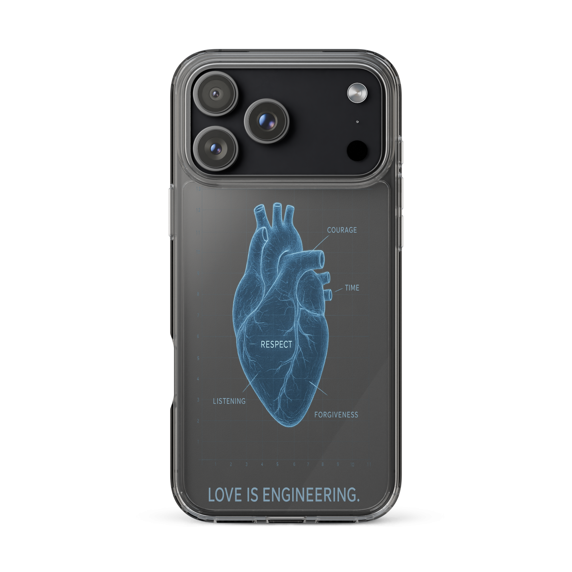 Transparente iPhone®- Hülle | Bloodline Love Engineering