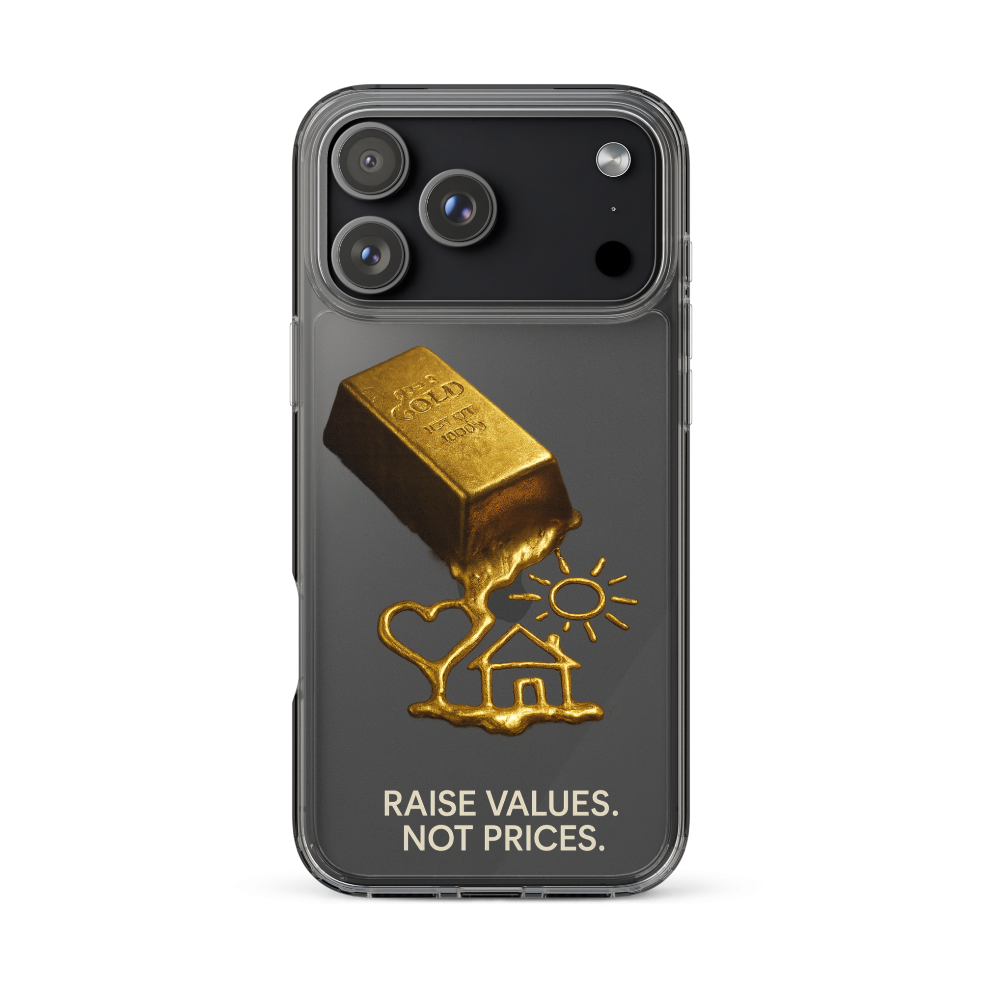 Transparente iPhone®- Hülle | Bloodline Gold