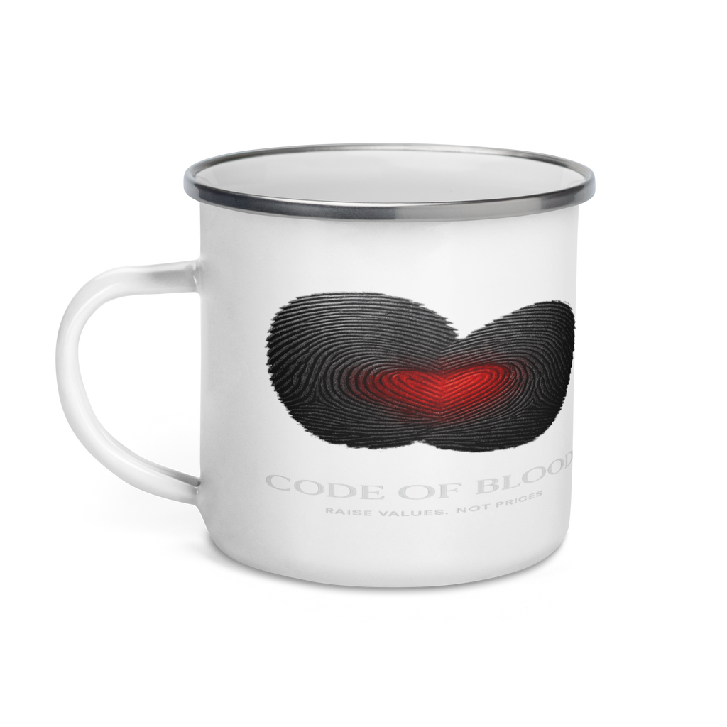 Emaille-Tasse | Bloodline Code