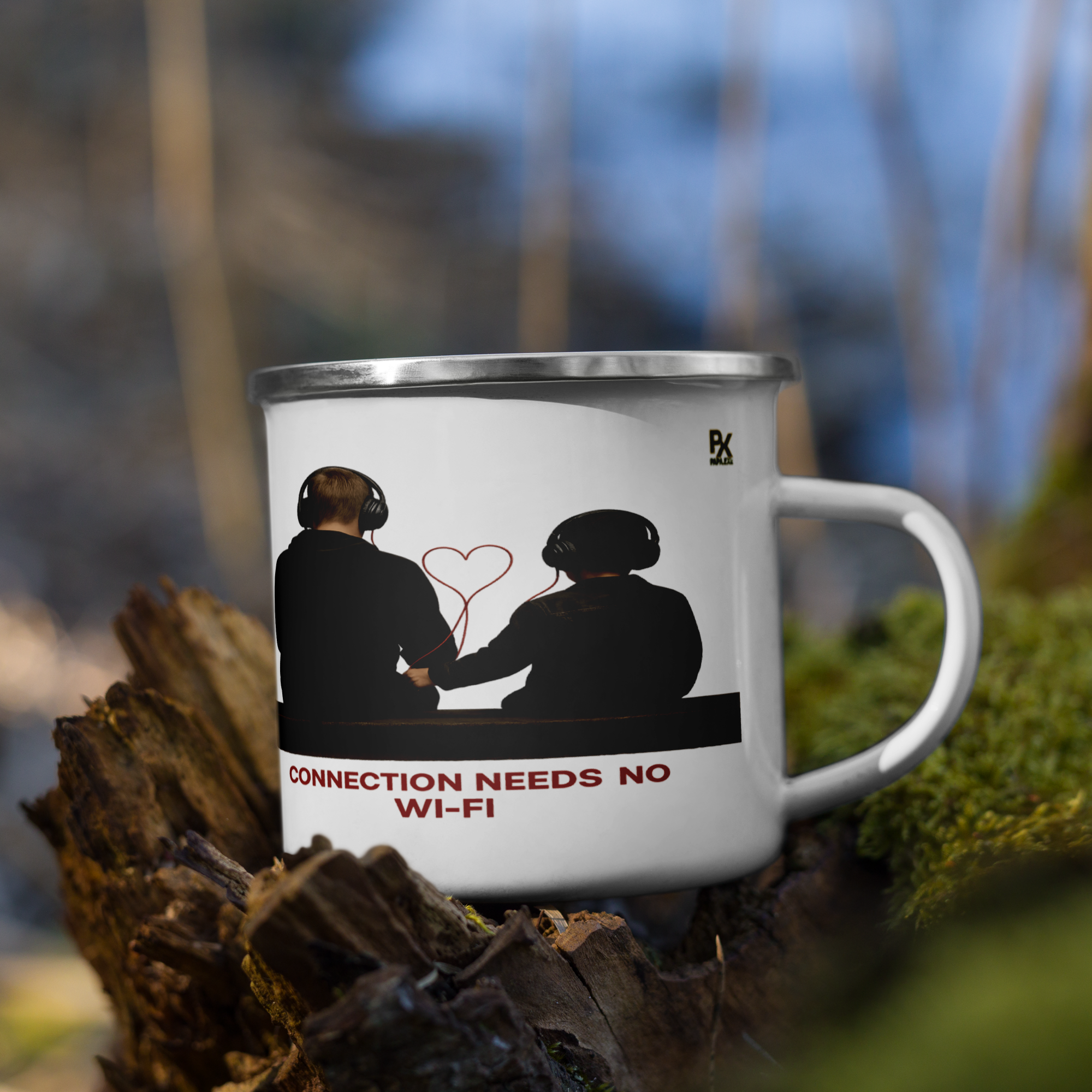 Emaille-Tasse | Bloodline Wi-Fi