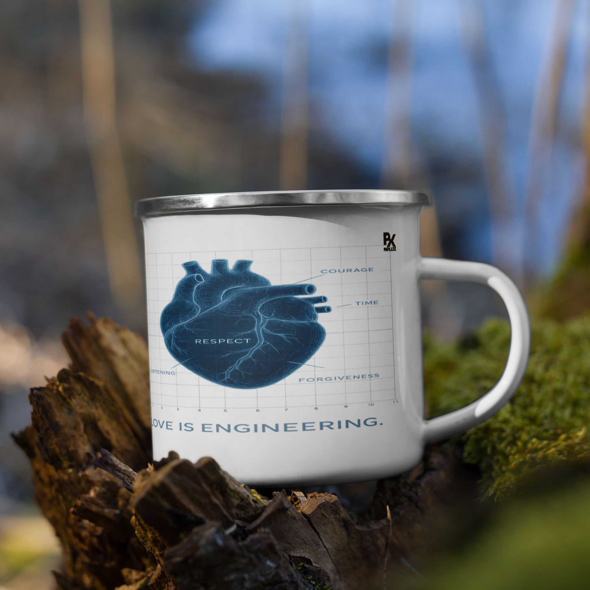 Emaille-Tasse | Bloodline Love Engineering