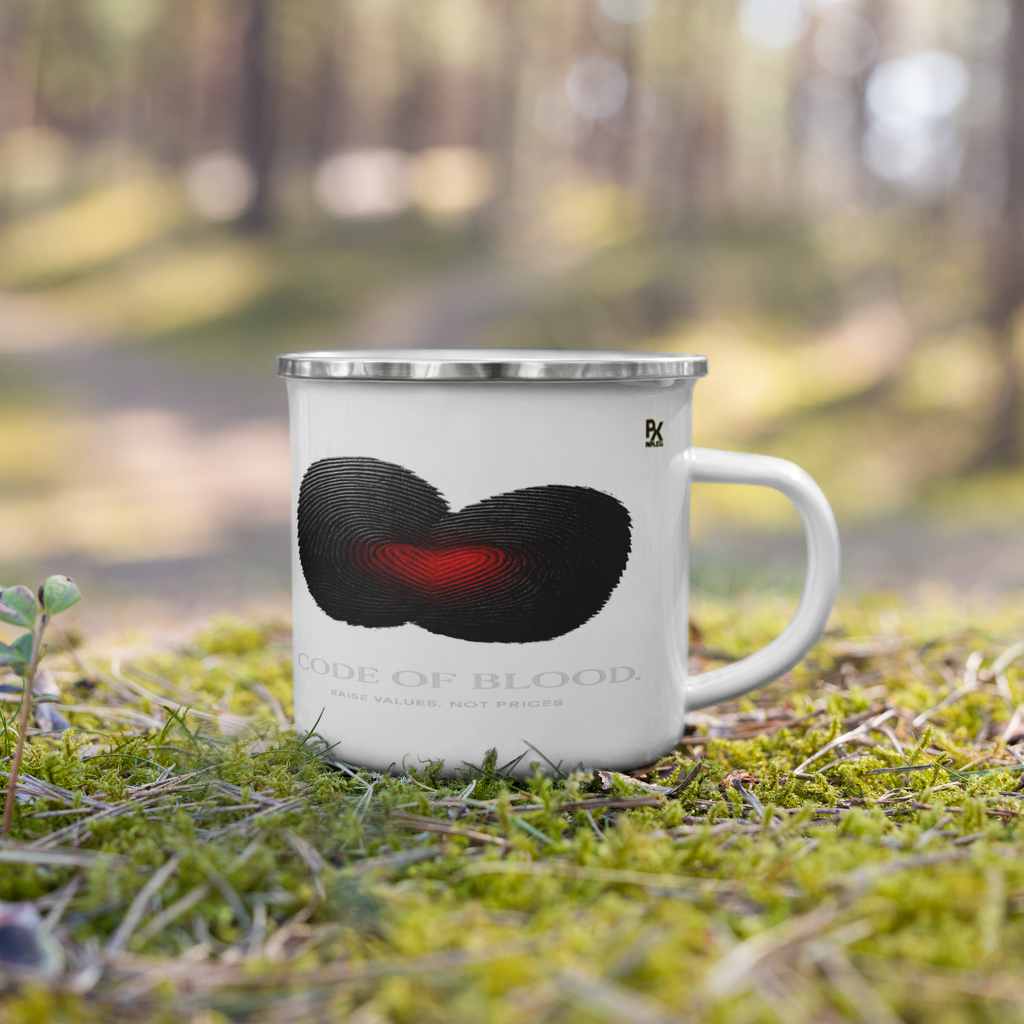 Emaille-Tasse | Bloodline Code