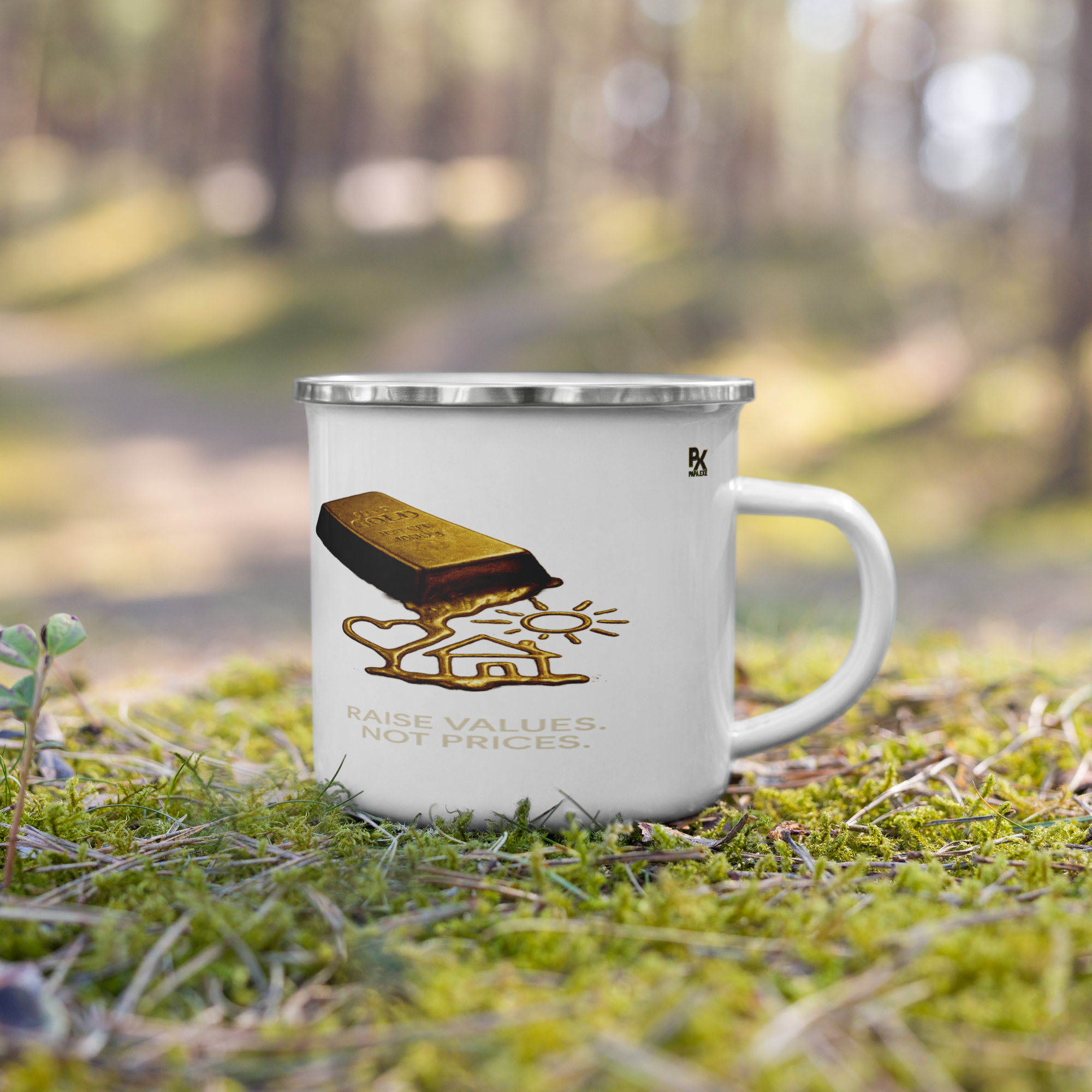 Emaille-Tasse | Bloodline Gold