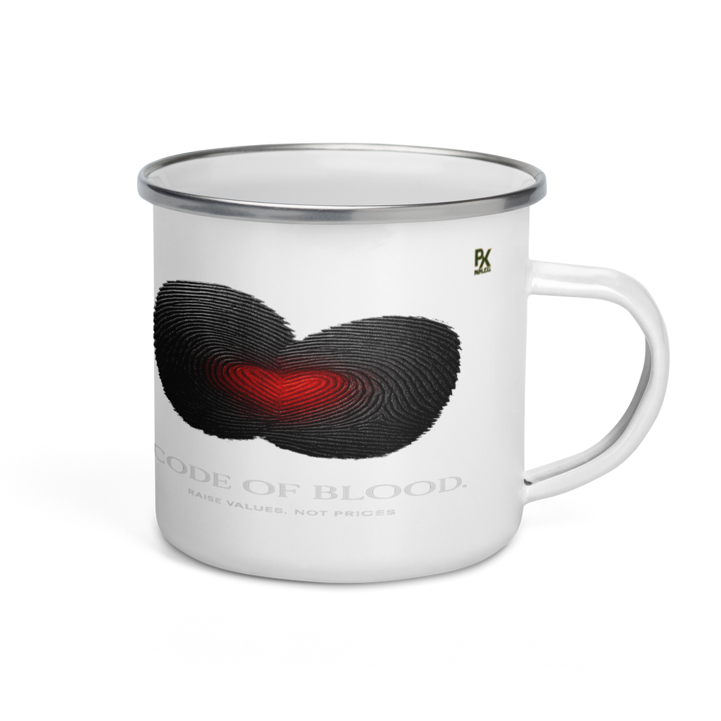 Emaille-Tasse | Bloodline Code