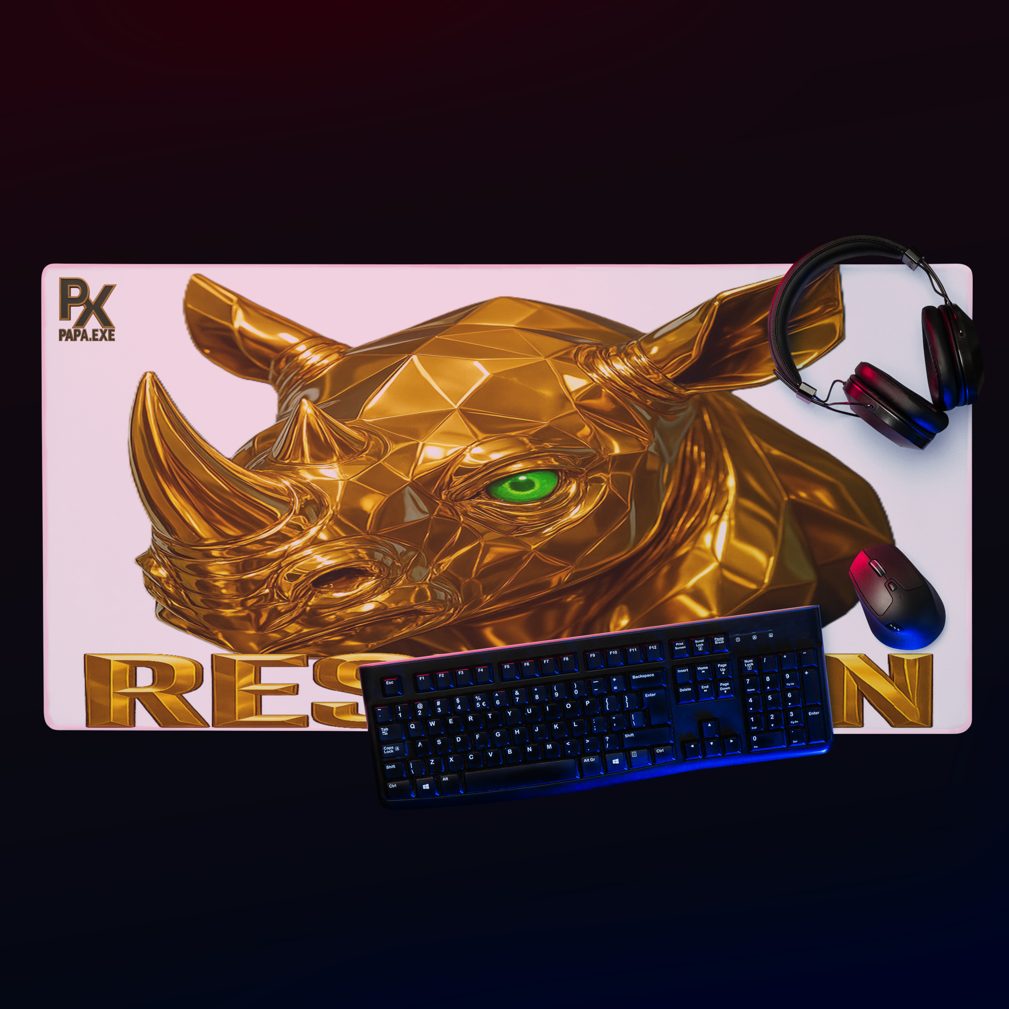 Gaming Mauspad | Goldie Respawn Rhino