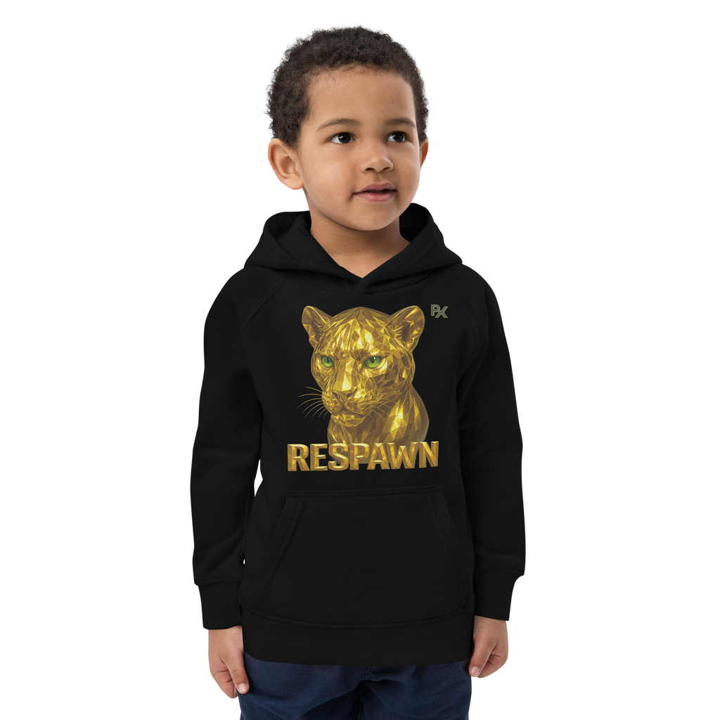 Kids Eco Hoodie | Goldie Respawn Tiger