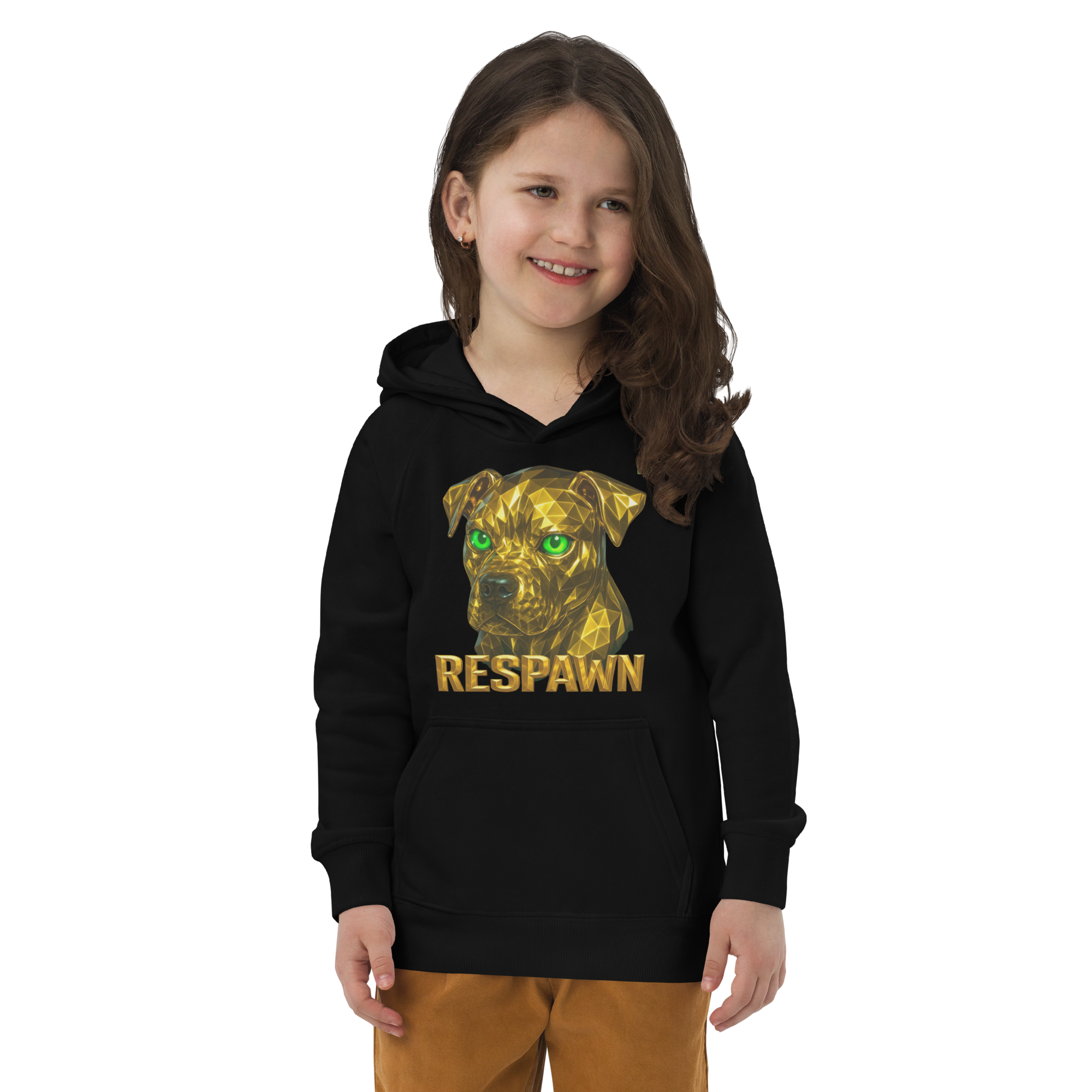 Kids Eco Hoodie | Goldie Respawn Pit