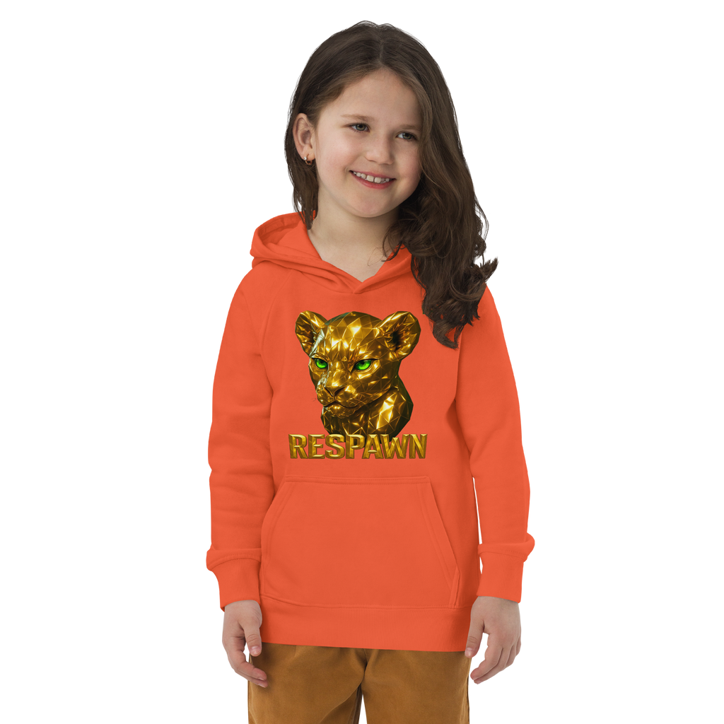 Kids Eco Hoodie | Goldie Respawn Löwe