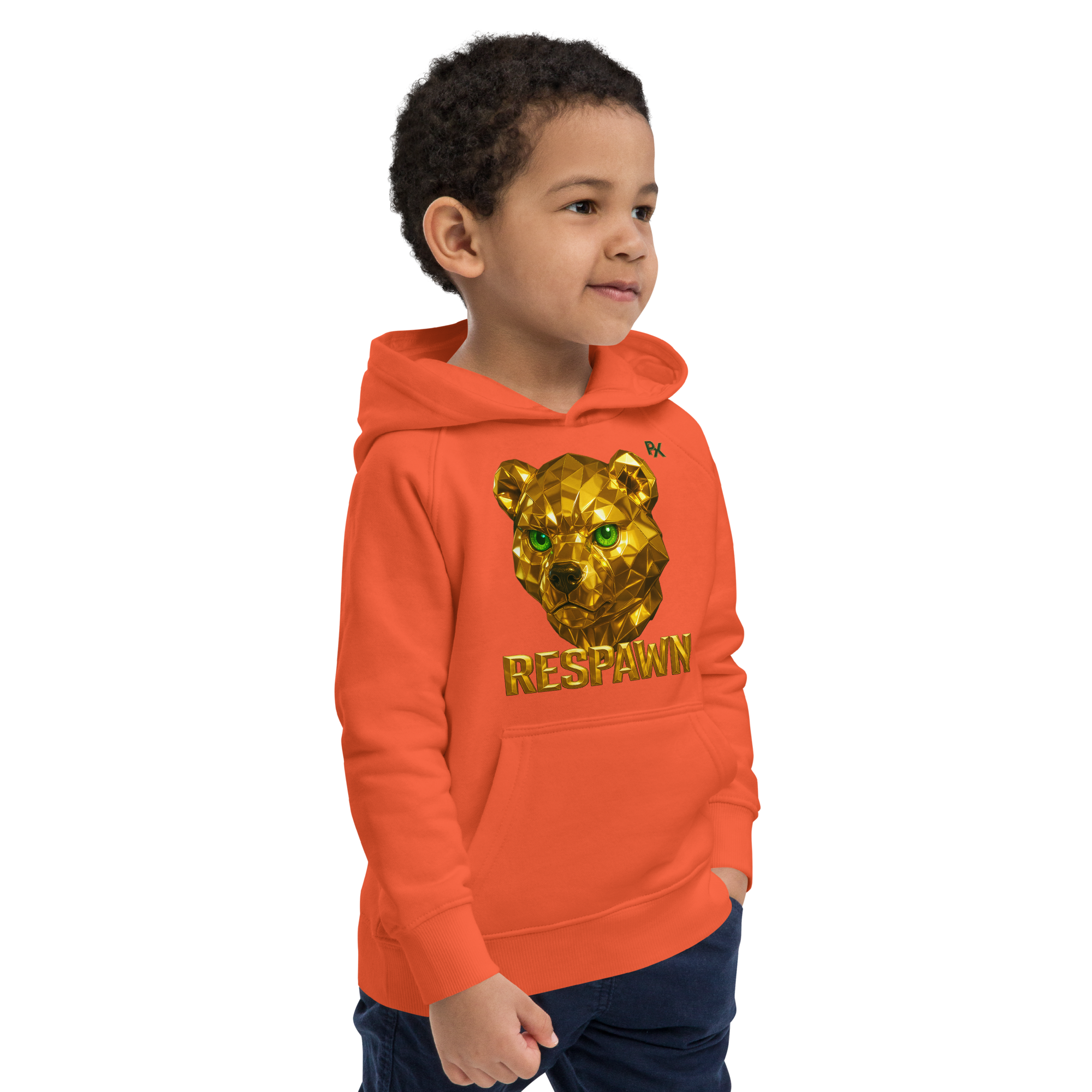 Kids Eco Hoodie | Goldie Respawn Ted