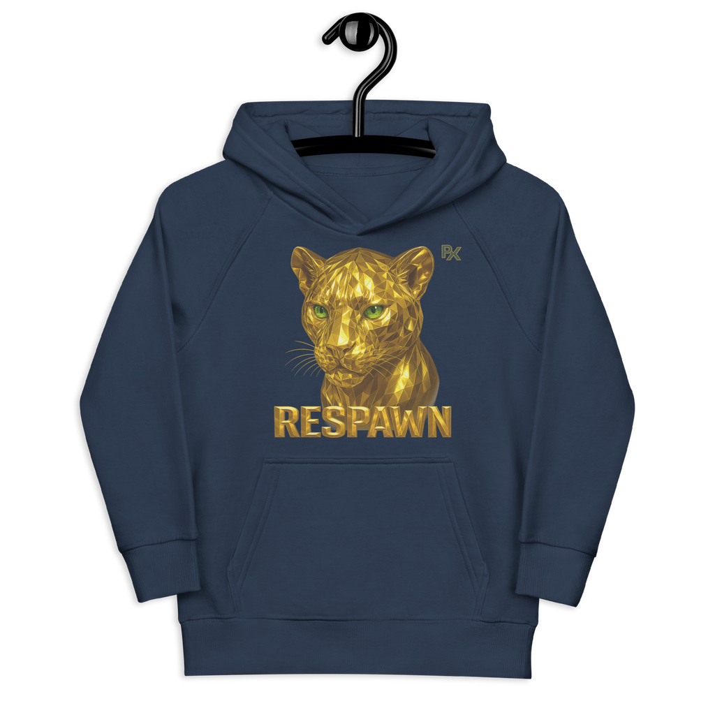 Kids Eco Hoodie | Goldie Respawn Tiger