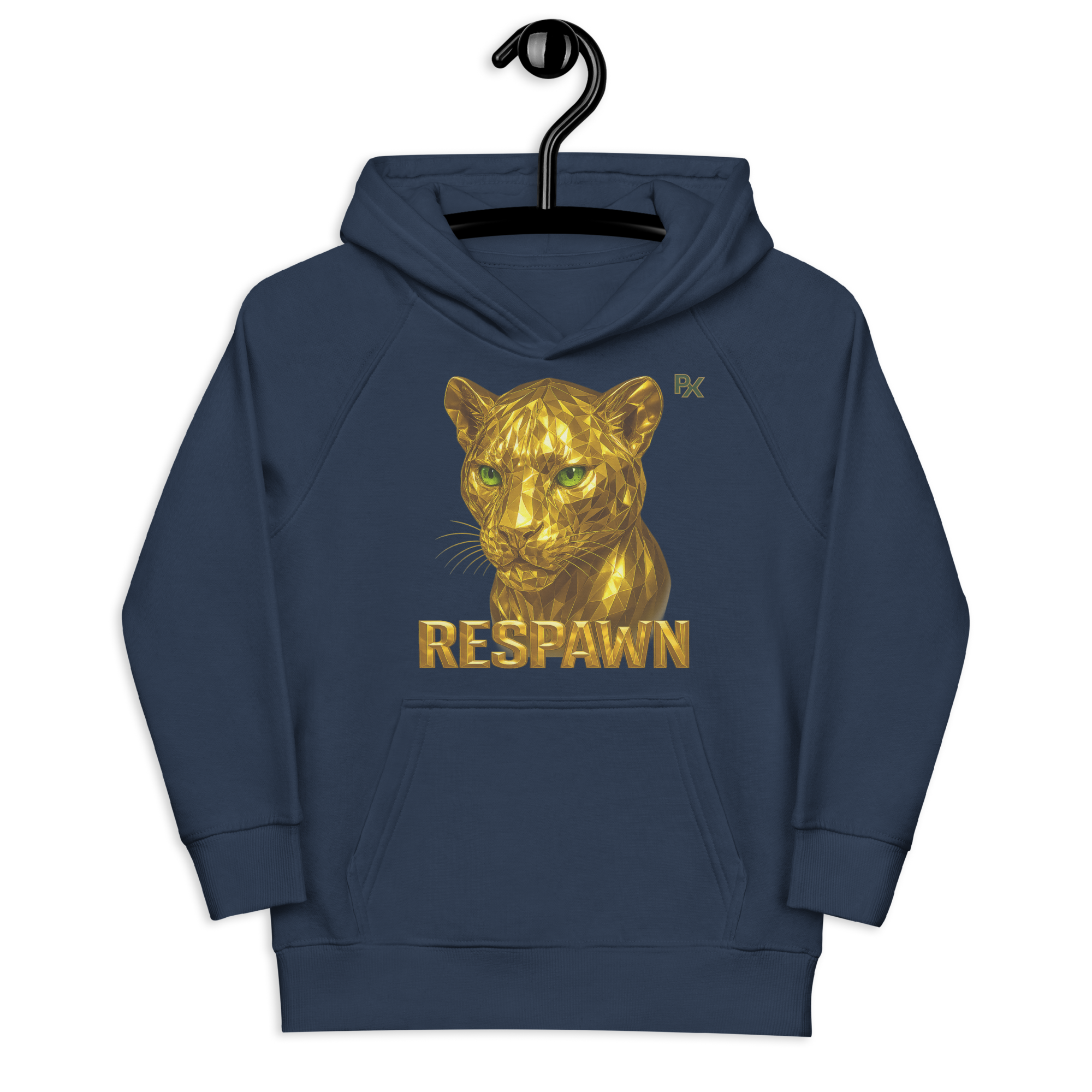 Kids Eco Hoodie | Goldie Respawn Tiger
