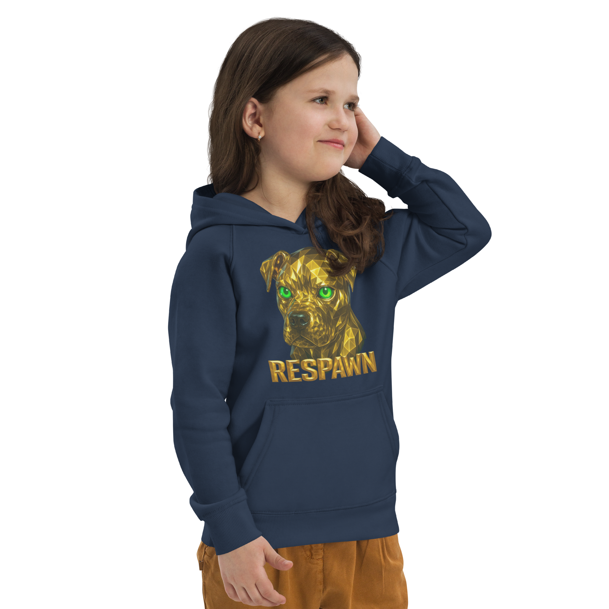 Kids Eco Hoodie | Goldie Respawn Pit