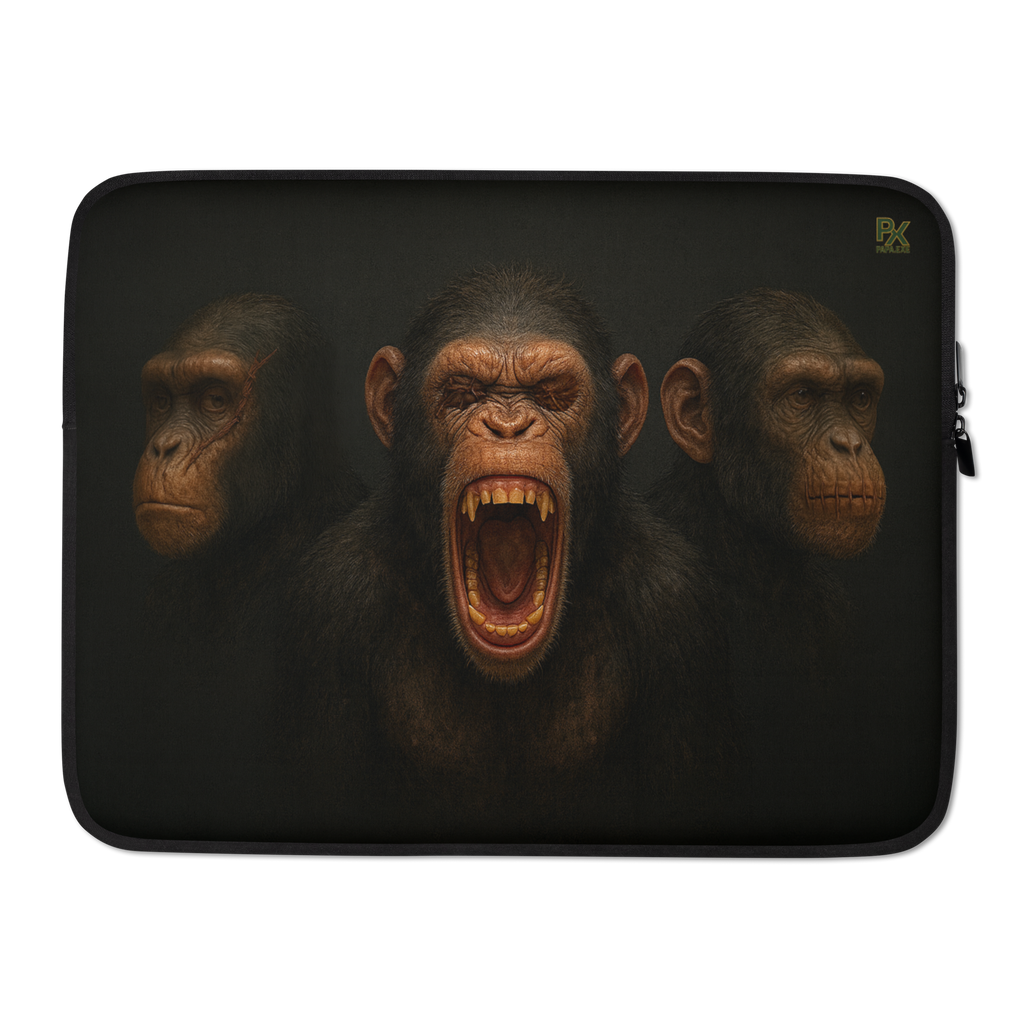 Laptoptasche | Bloodline Affen-Trio | Kikazaru · Mizaru · Iwazaru