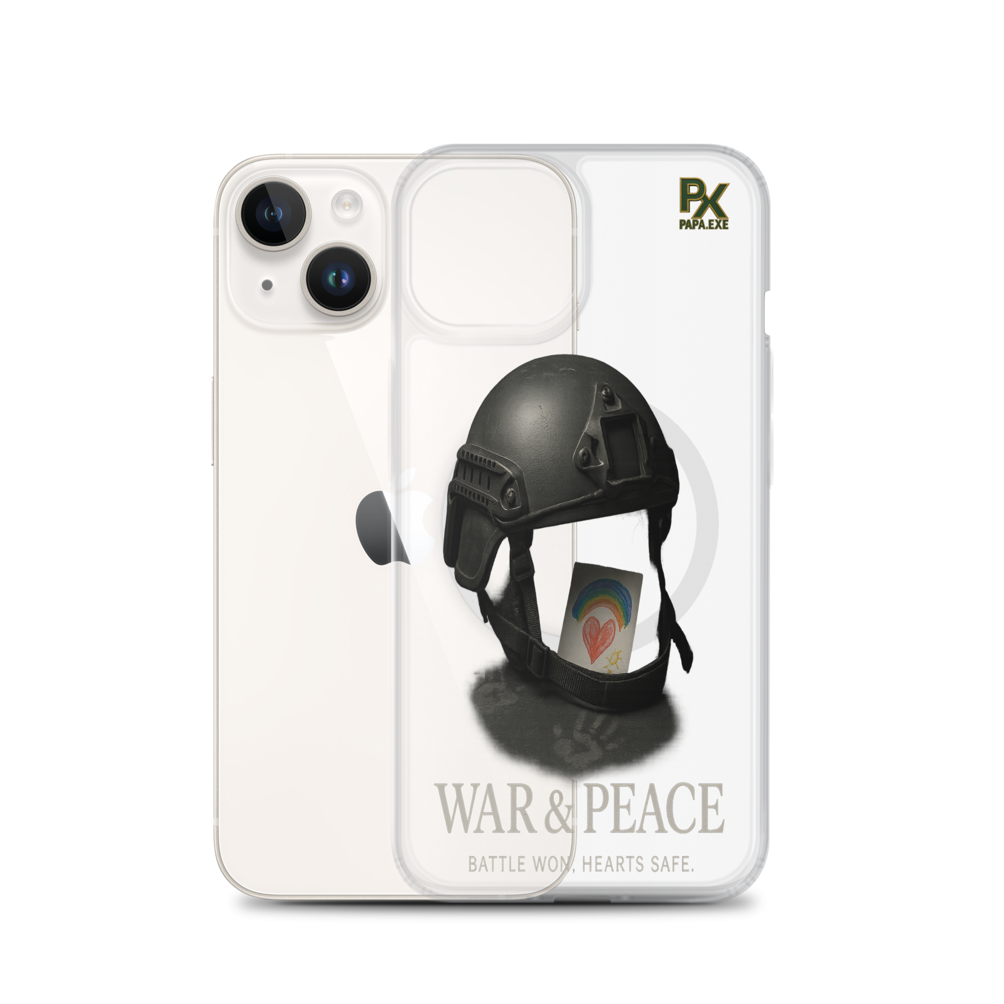 Transparente iPhone® Hülle mit MagSafe® | Bloodline War&Peace