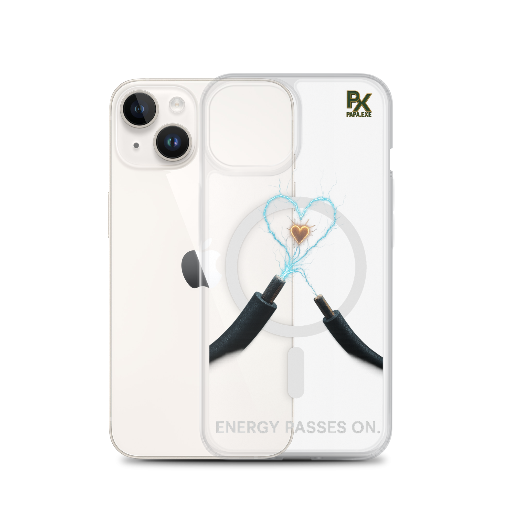 Transparente iPhone® Hülle mit MagSafe® | Bloodline Energy