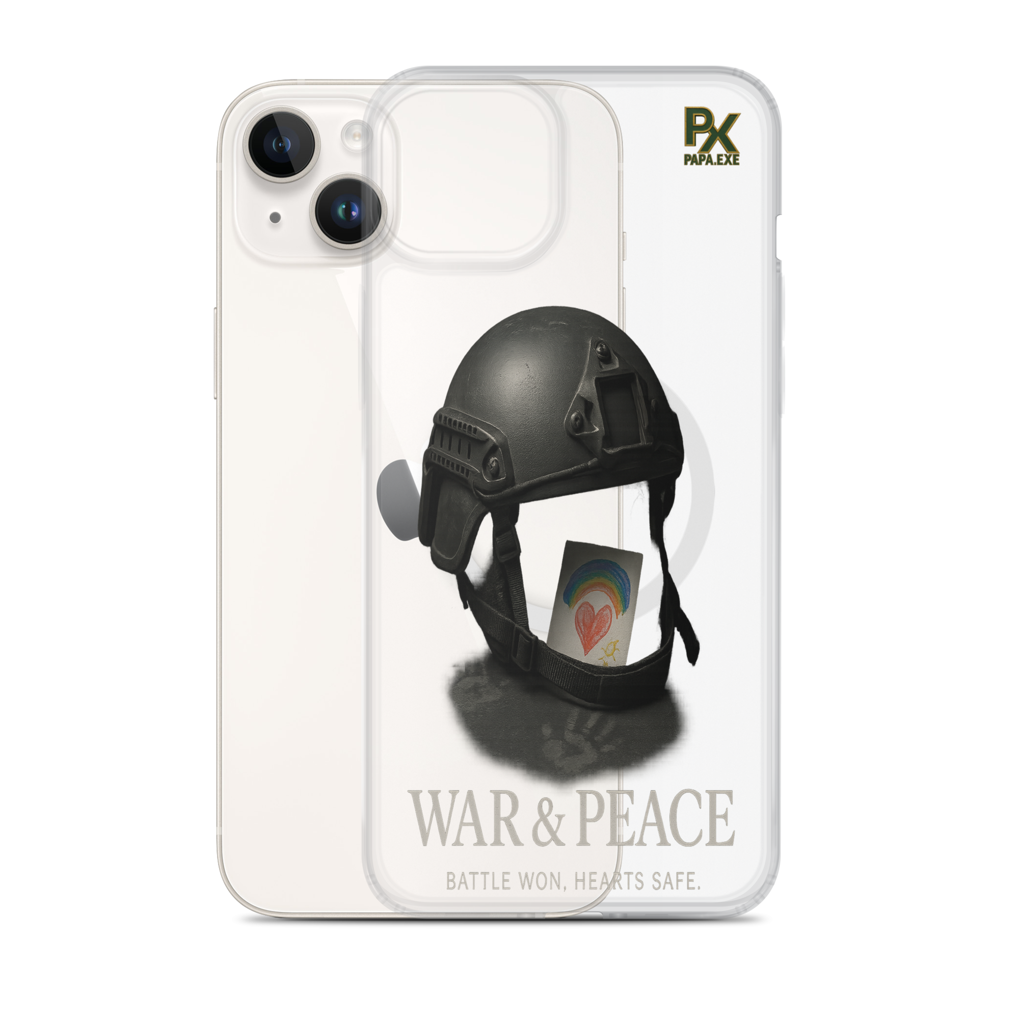 Transparente iPhone® Hülle mit MagSafe® | Bloodline War&Peace