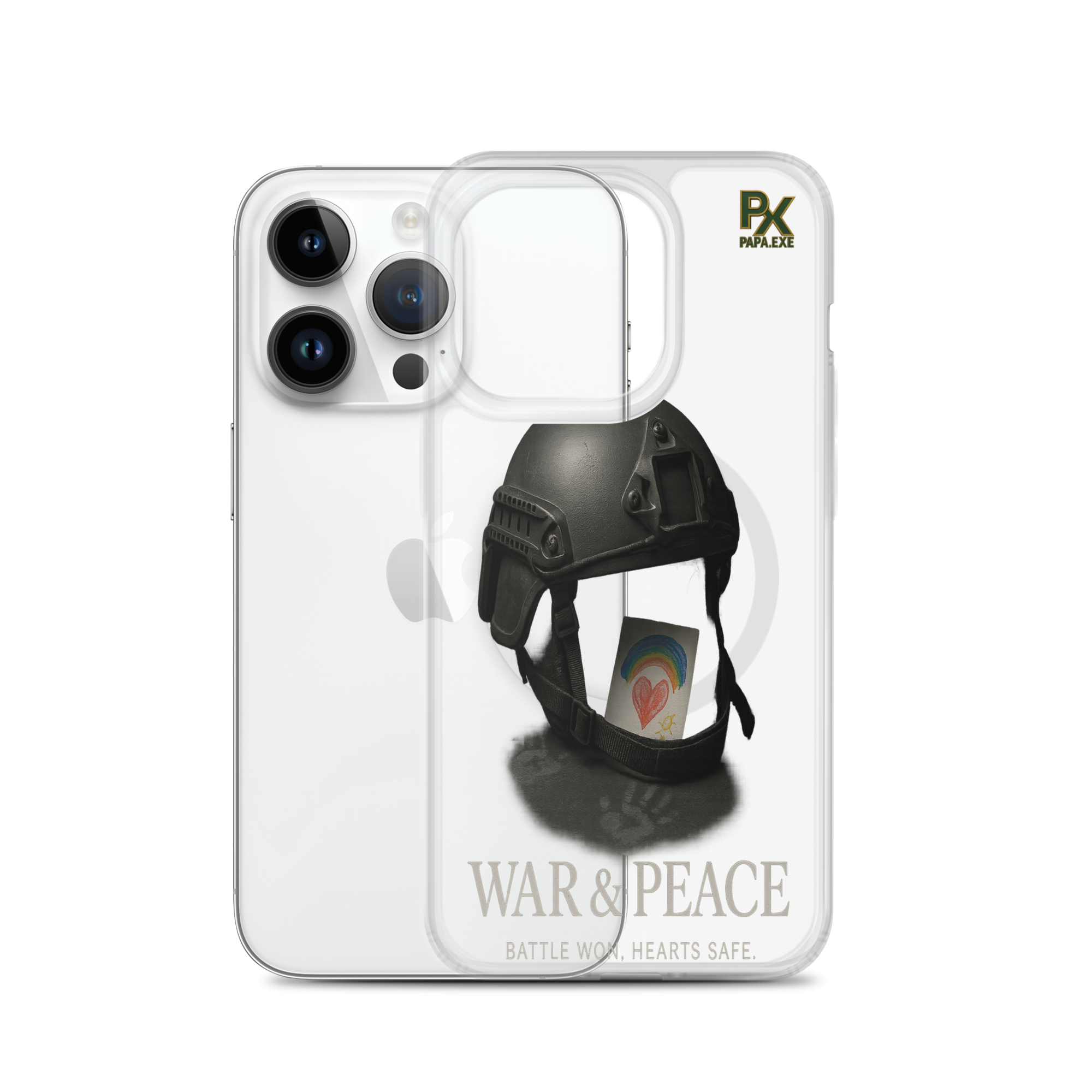 Transparente iPhone® Hülle mit MagSafe® | Bloodline War&Peace