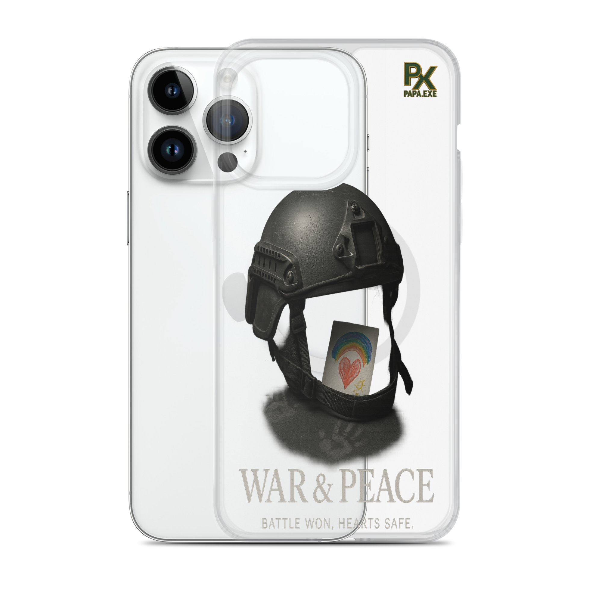 Transparente iPhone® Hülle mit MagSafe® | Bloodline War&Peace