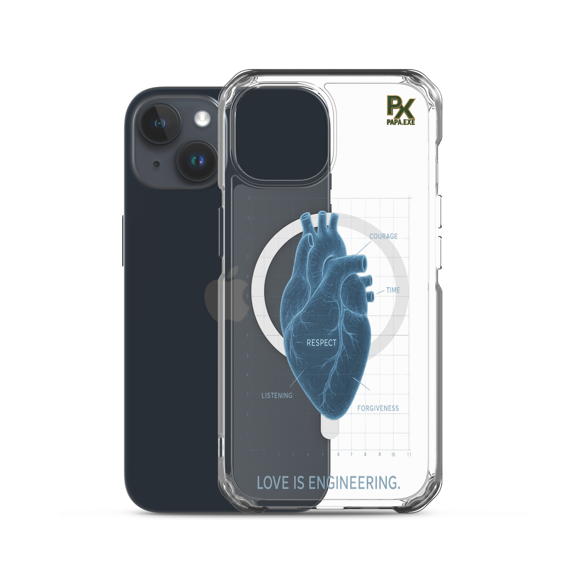 Transparente iPhone® Hülle mit MagSafe® | Bloodline Love Engineering