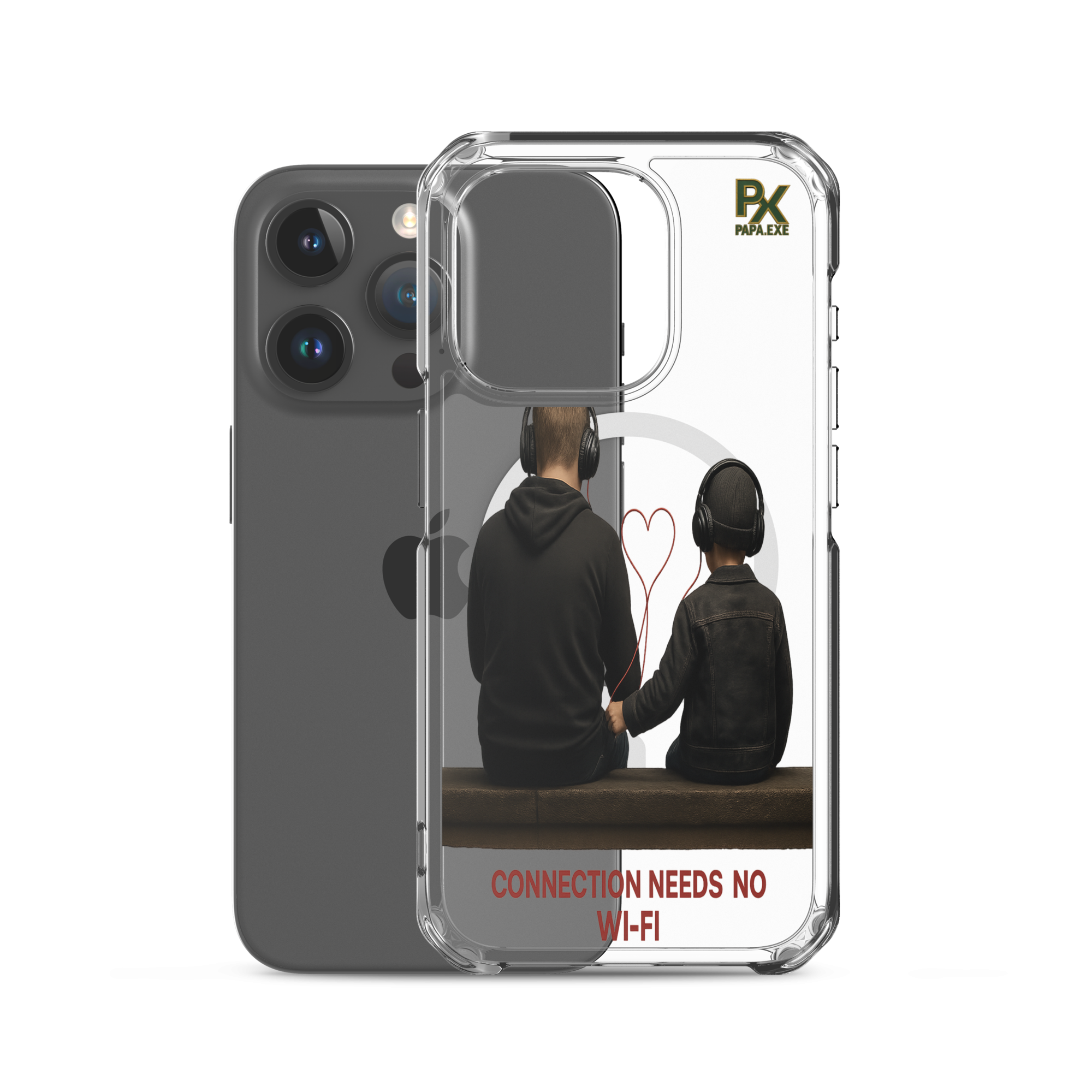 Transparente iPhone® Hülle mit MagSafe® | Bloodline Connection