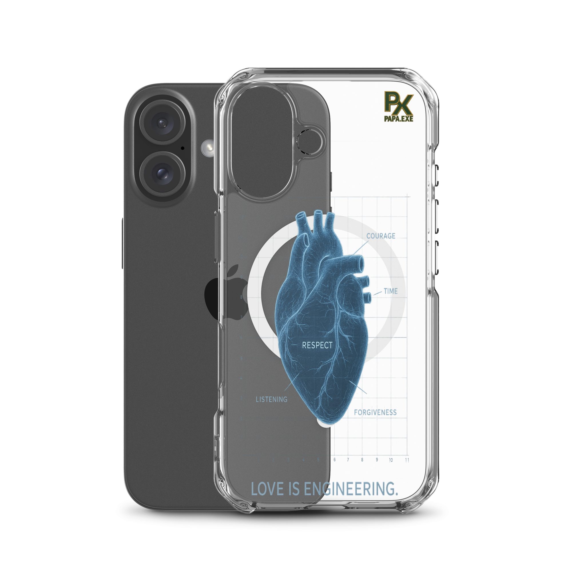 Transparente iPhone® Hülle mit MagSafe® | Bloodline Love Engineering