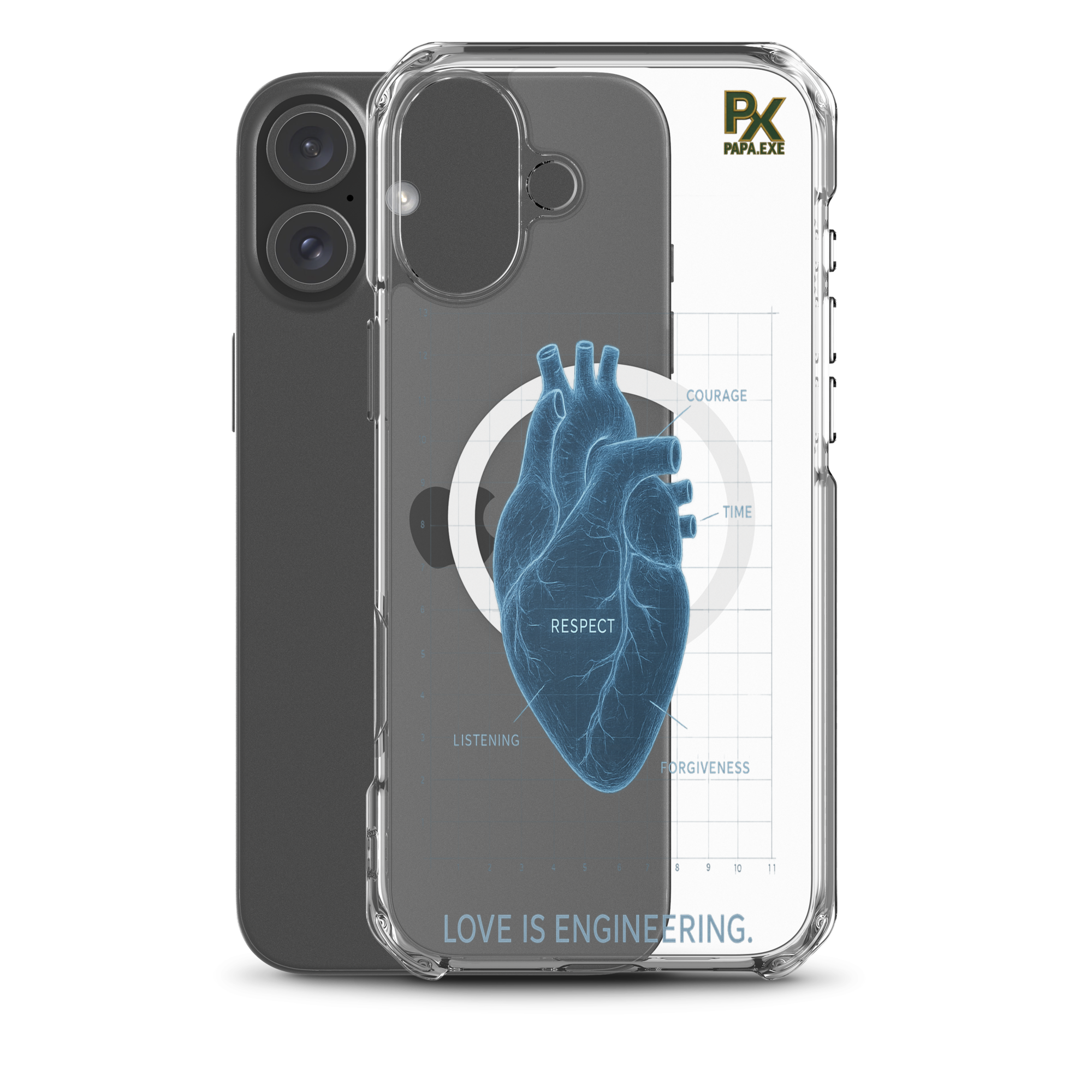 Transparente iPhone® Hülle mit MagSafe® | Bloodline Love Engineering