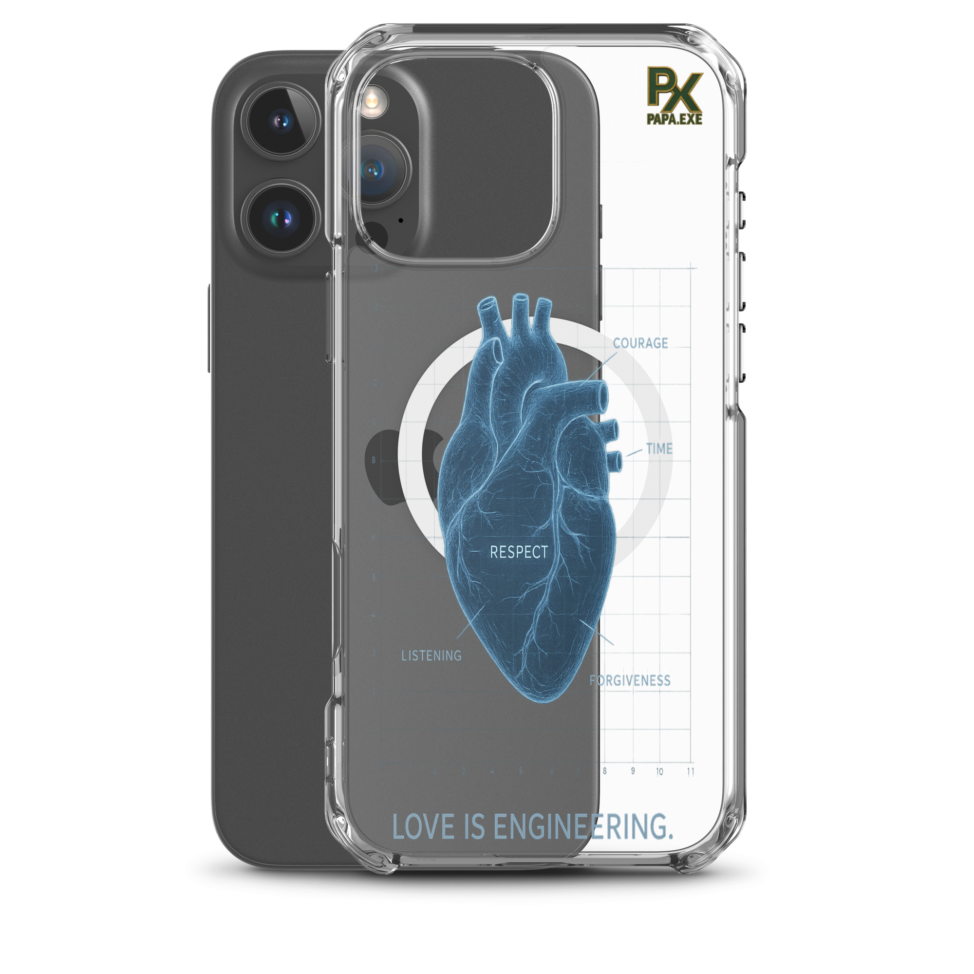 Transparente iPhone® Hülle mit MagSafe® | Bloodline Love Engineering