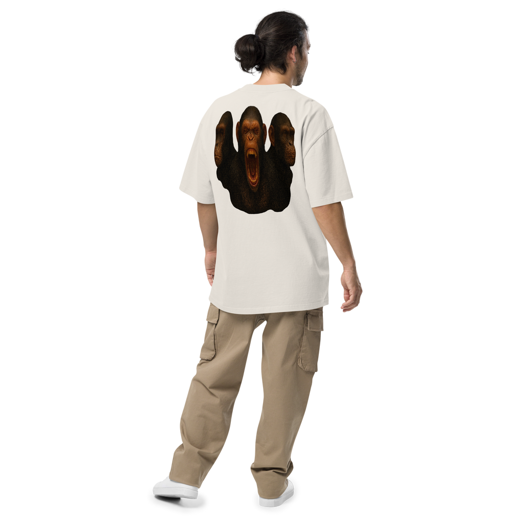 Oversized T-Shirt | Bloodline Affen-Trio | Kikazaru · Mizaru · Iwazaru
