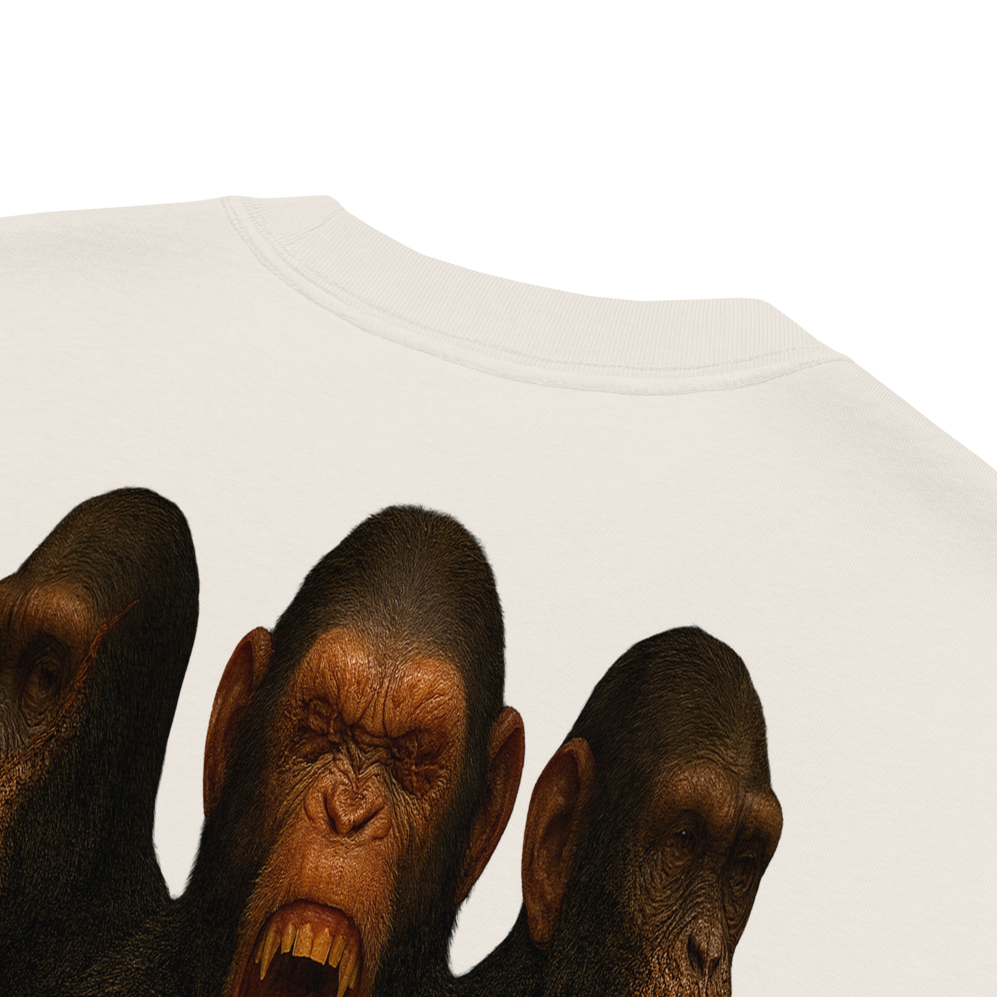 Oversized T-Shirt | Bloodline Affen-Trio | Kikazaru · Mizaru · Iwazaru