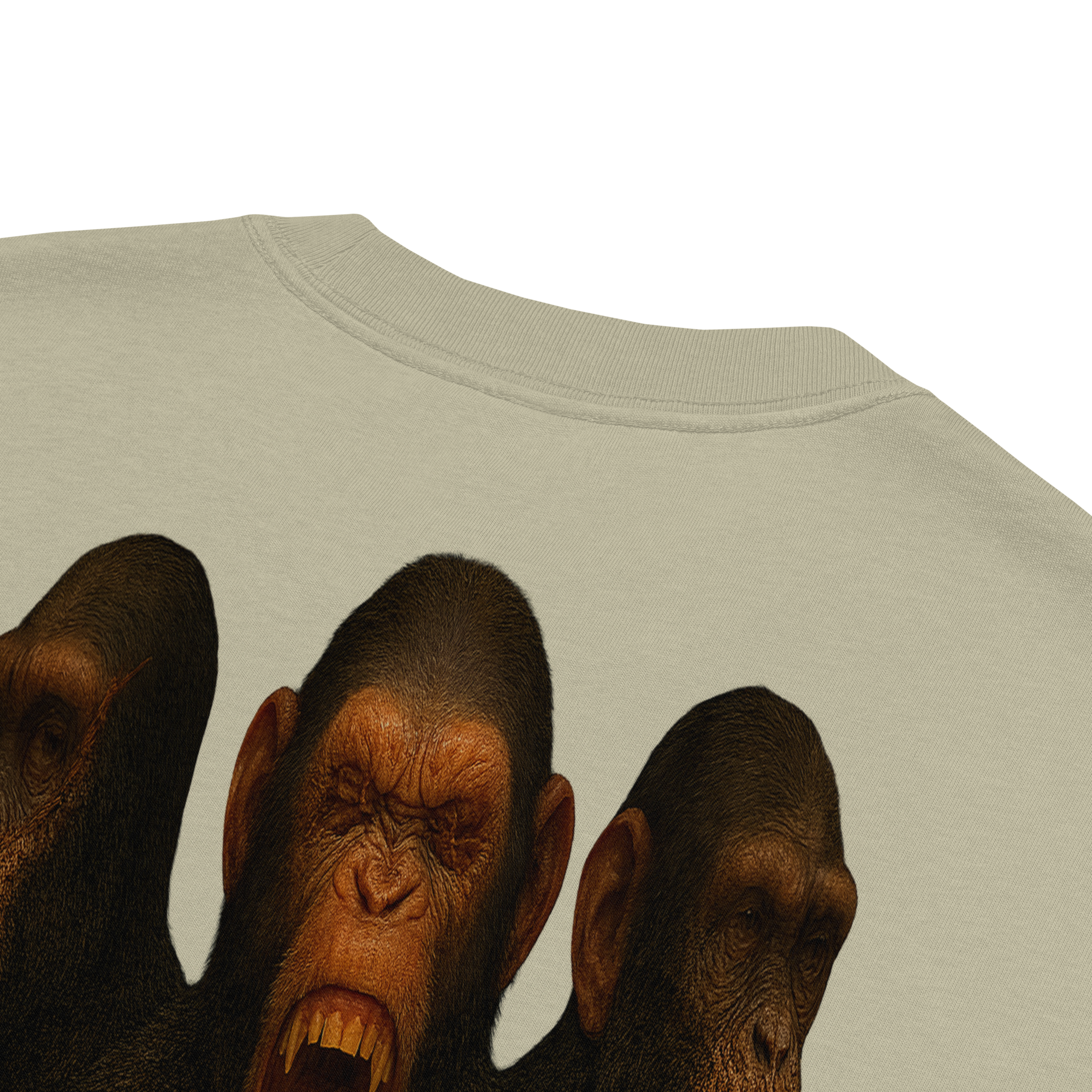 Oversized T-Shirt | Bloodline Affen-Trio | Kikazaru · Mizaru · Iwazaru