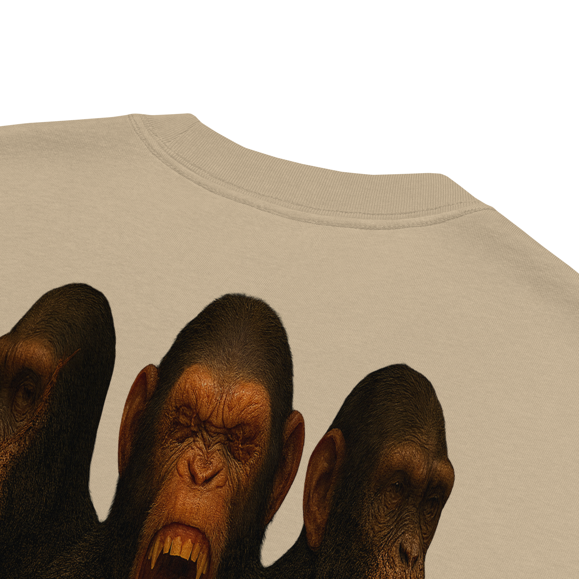 Oversized T-Shirt | Bloodline Affen-Trio | Kikazaru · Mizaru · Iwazaru