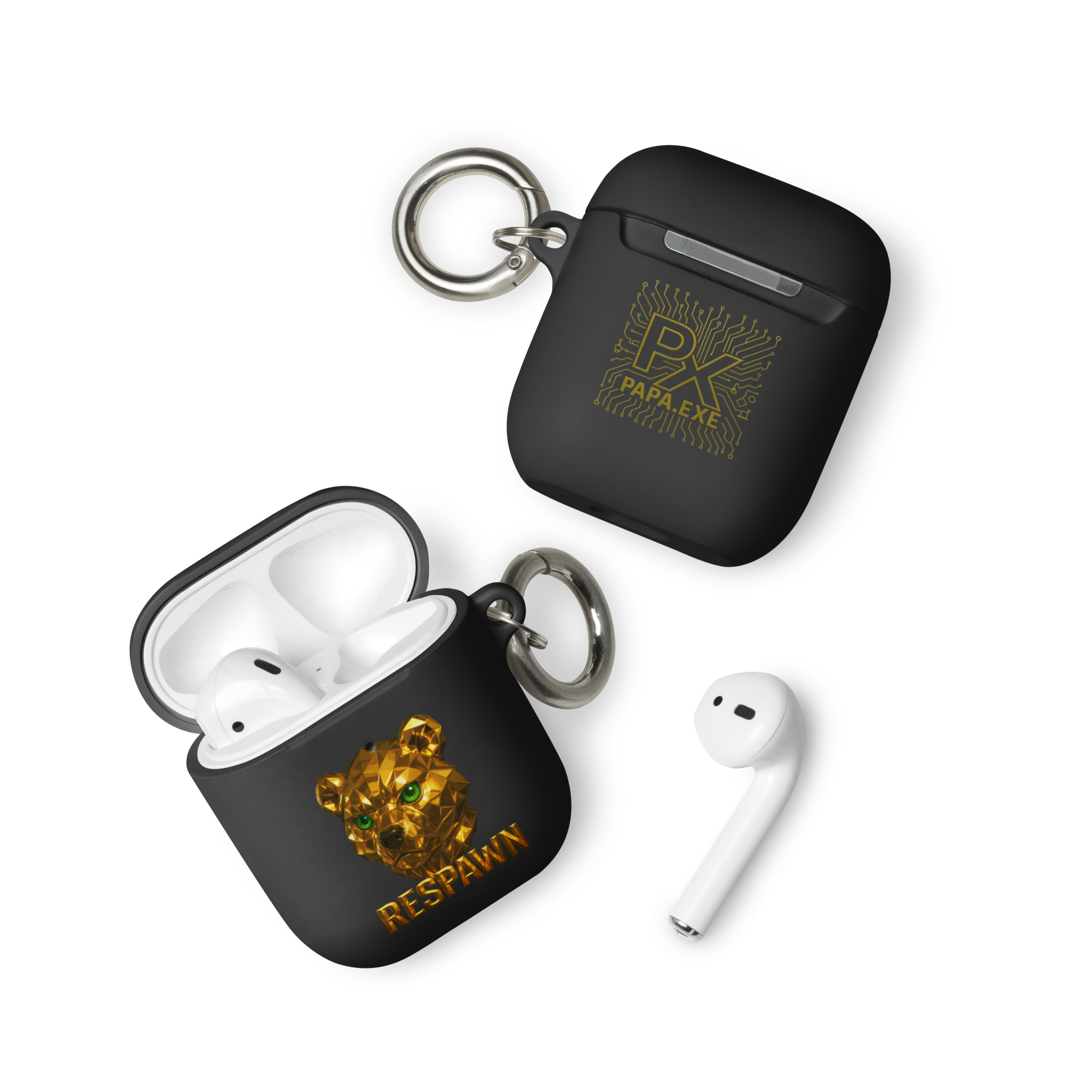 Rubber Case für AirPods® | Goldie Respawn Ted