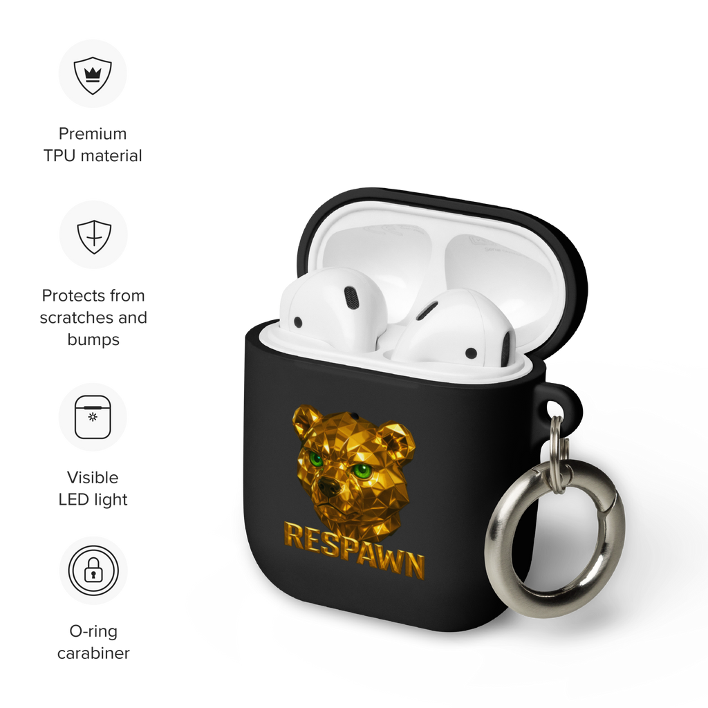 Rubber Case für AirPods® | Goldie Respawn Ted