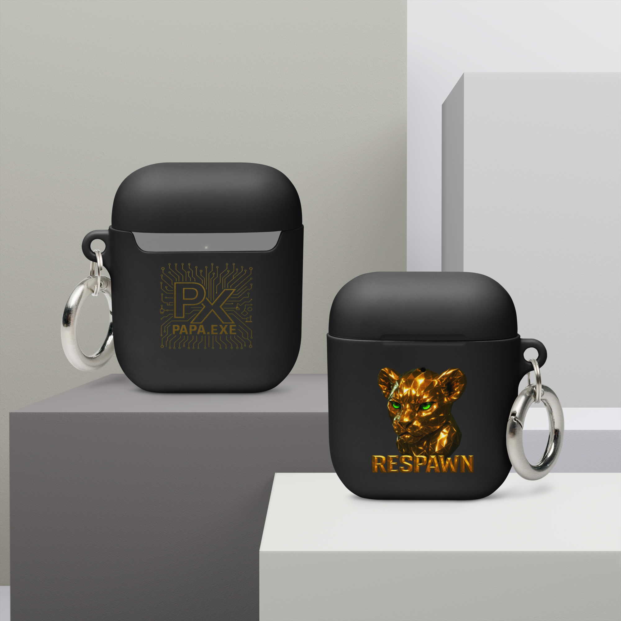 Rubber Case für AirPods® | Goldie Respawn Löwe
