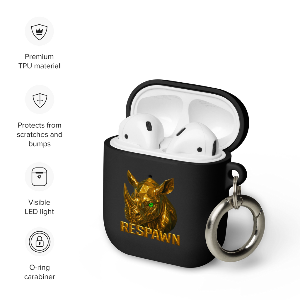 Rubber Case für AirPods® | Goldie Respawn Rhino
